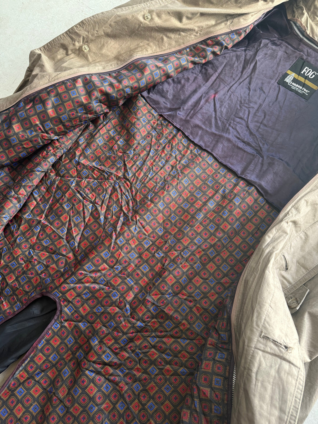 London Fog | trenchcoat | taupe/beige | M/L - Re:Junk Vintage