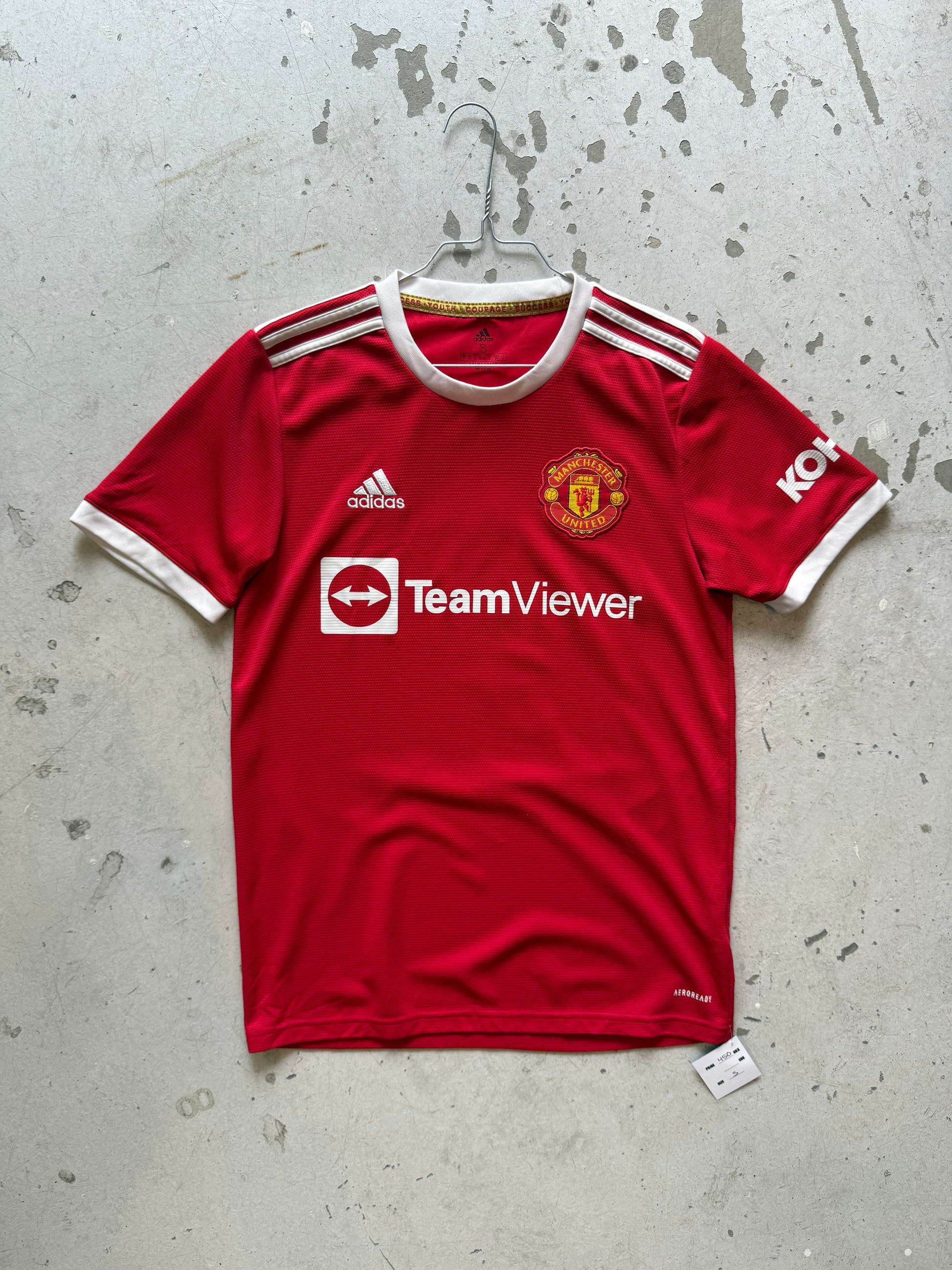 Manchester United Vintage Fodboldtrøje – 2021/2022 - Small - Re:Junk Vintage