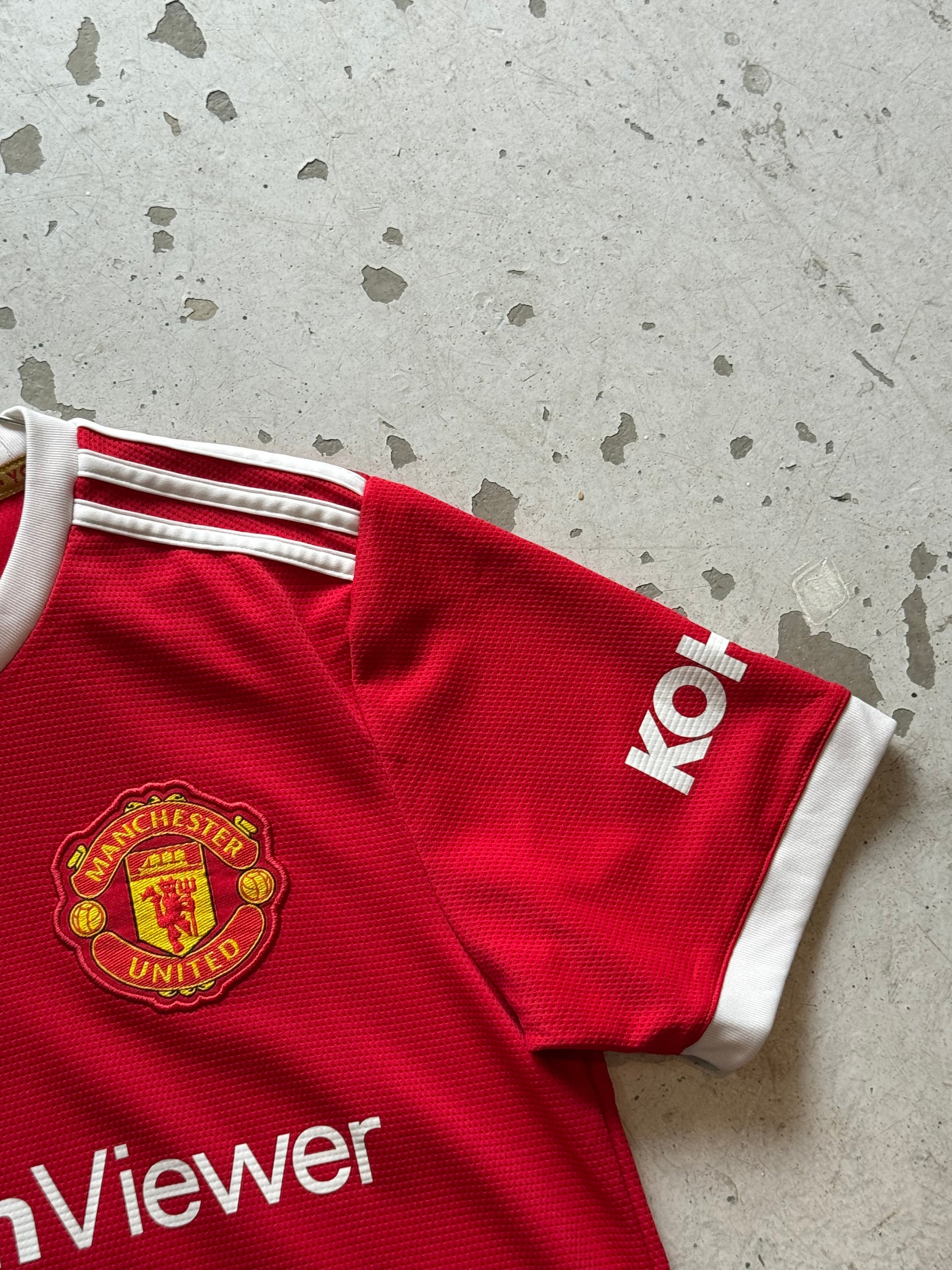 Manchester United Vintage Fodboldtrøje – 2021/2022 - Small - Re:Junk Vintage