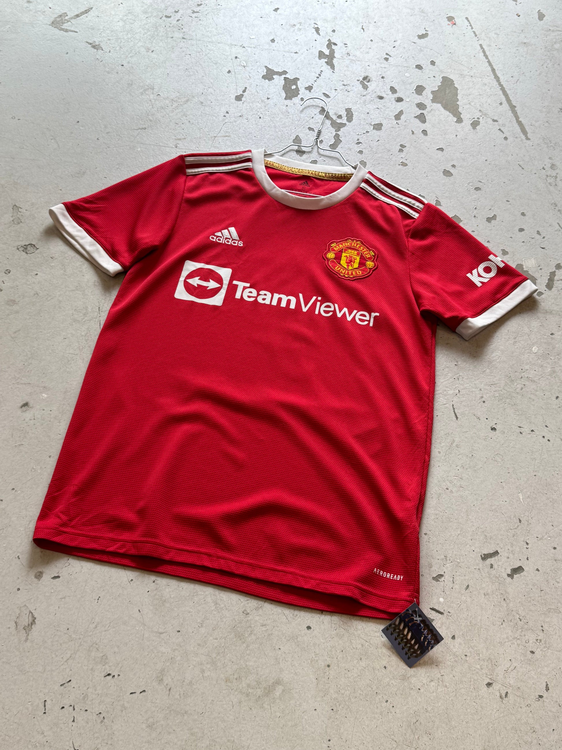 Manchester United Vintage Fodboldtrøje – 2021/2022 - Small - Re:Junk Vintage
