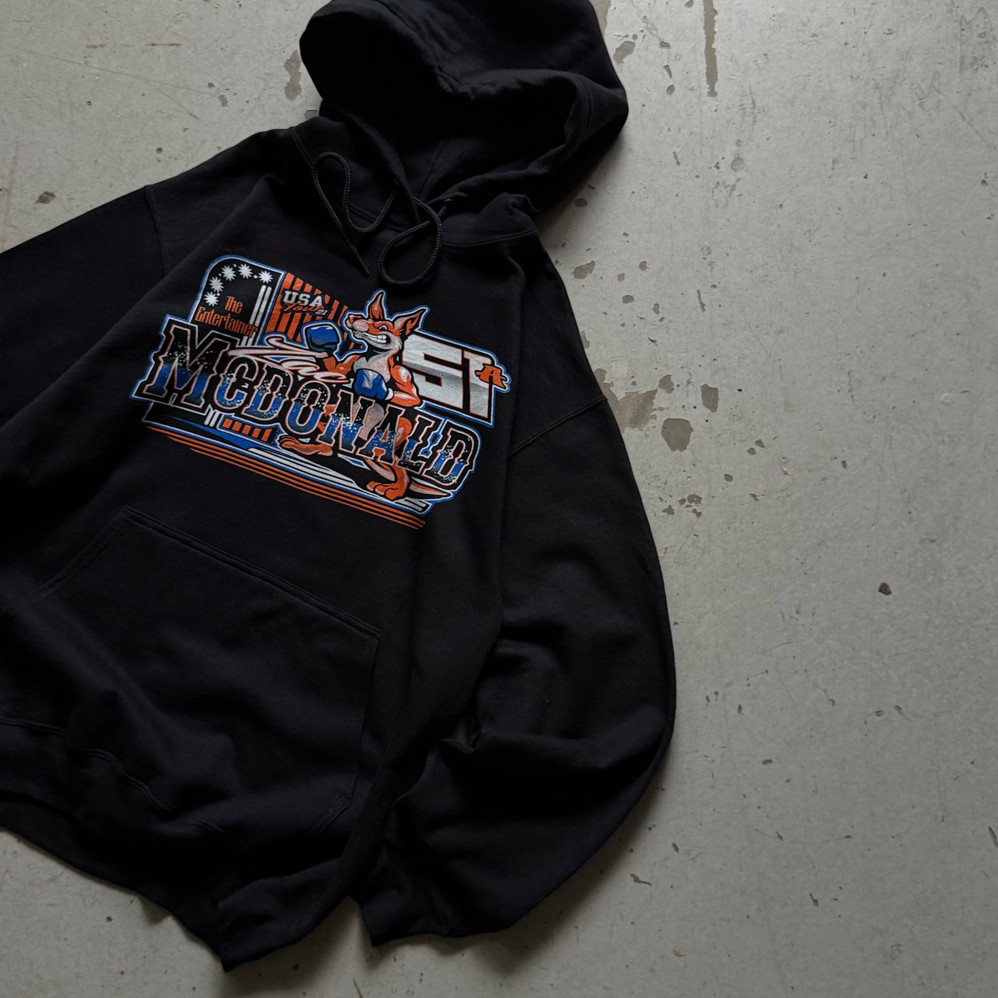 McDonald Racing Hoodie – Sort (M) - Re:Junk Vintage