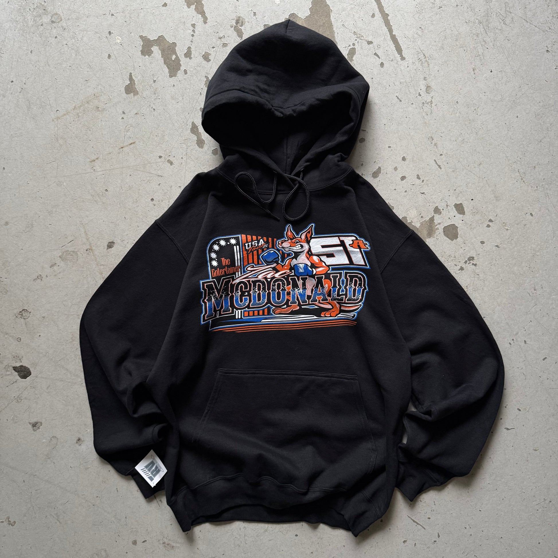 McDonald Racing Hoodie – Sort (M) - Re:Junk Vintage