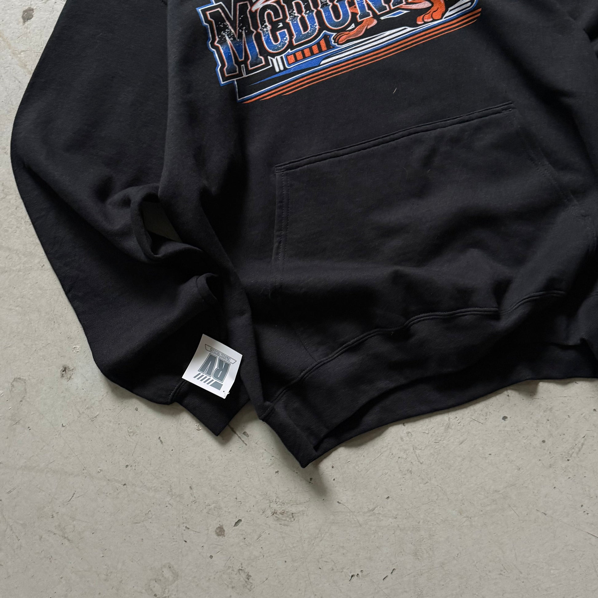 McDonald Racing Hoodie – Sort (M) - Re:Junk Vintage