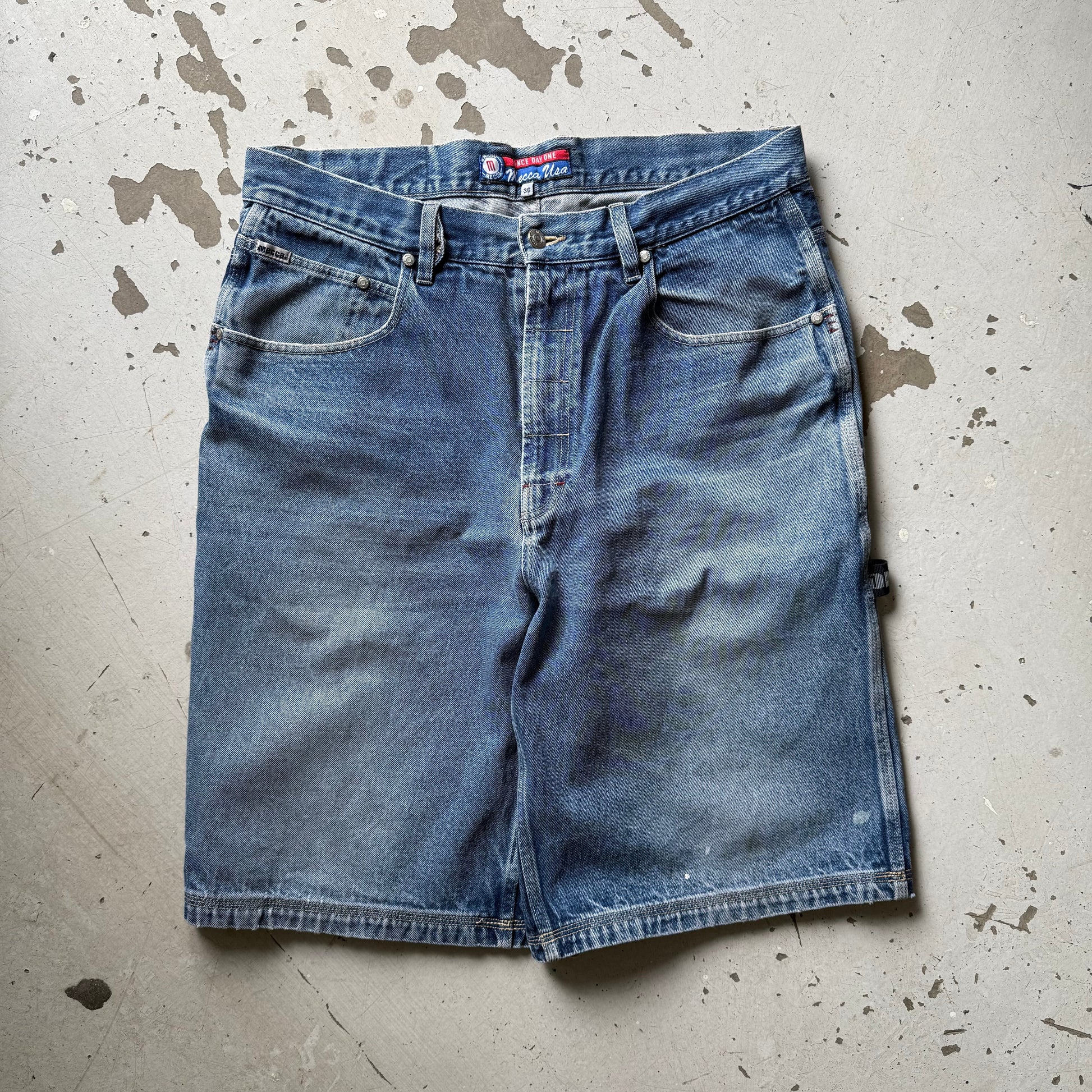 Mecca USA | carpenter Jorts | lyseblå | W36 - Re:Junk Vintage