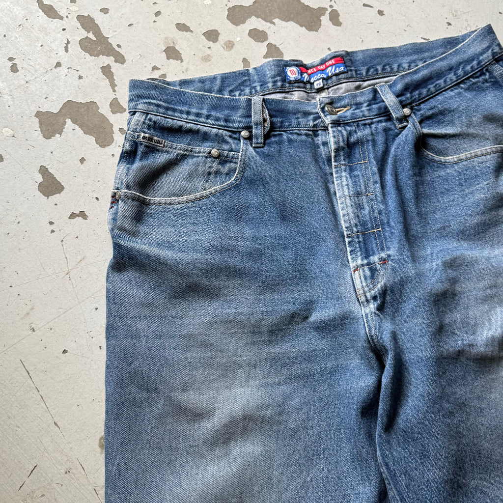 Mecca USA | carpenter Jorts | lyseblå | W36 - Re:Junk Vintage