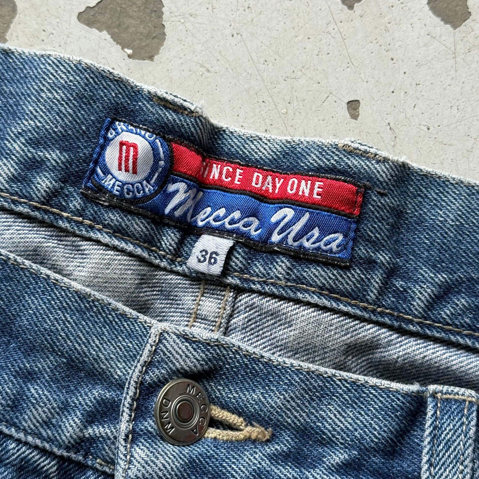 Mecca USA | carpenter Jorts | lyseblå | W36 - Re:Junk Vintage