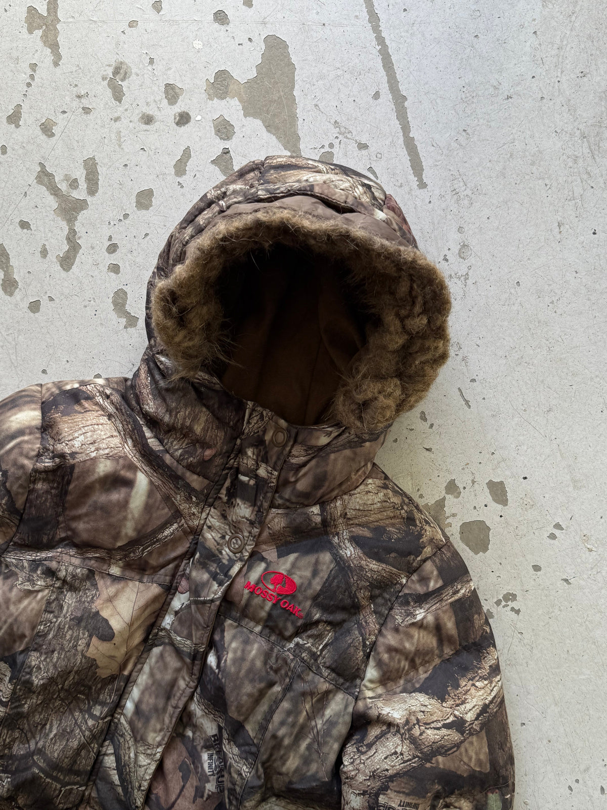 Mossy Oak Real Tree Dunjakke – Camo Puffer - Re:Junk Vintage