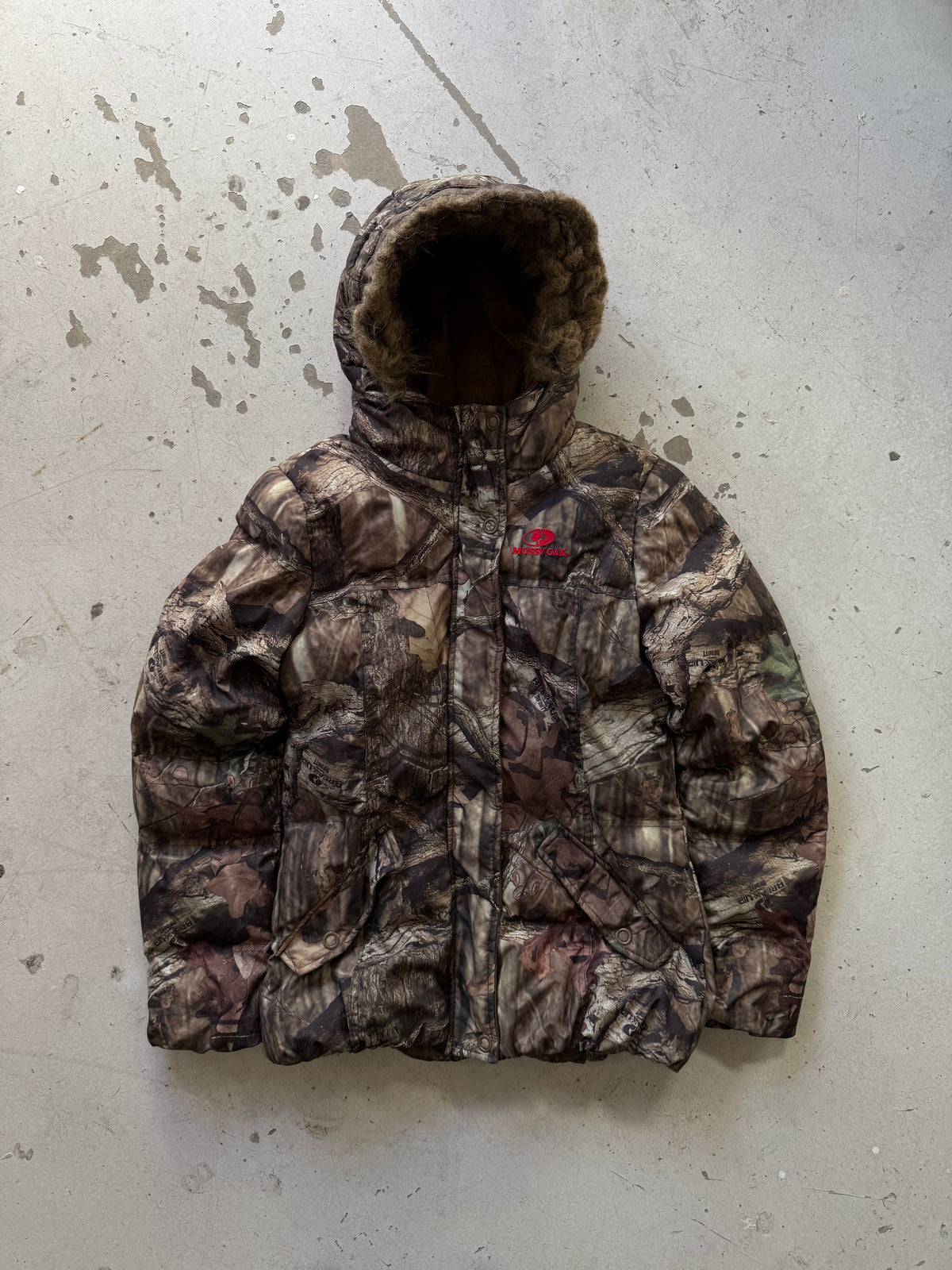 Mossy Oak Real Tree Dunjakke – Camo Puffer - Re:Junk Vintage