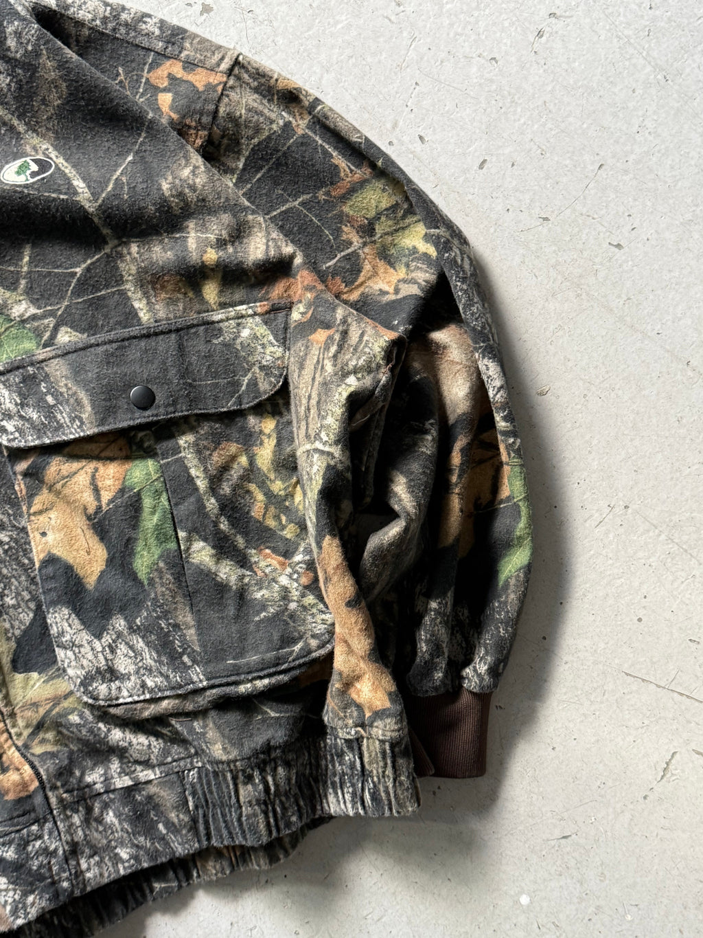 Mossy Oak Realtree Jakke – Camo Fleece - Re:Junk Vintage