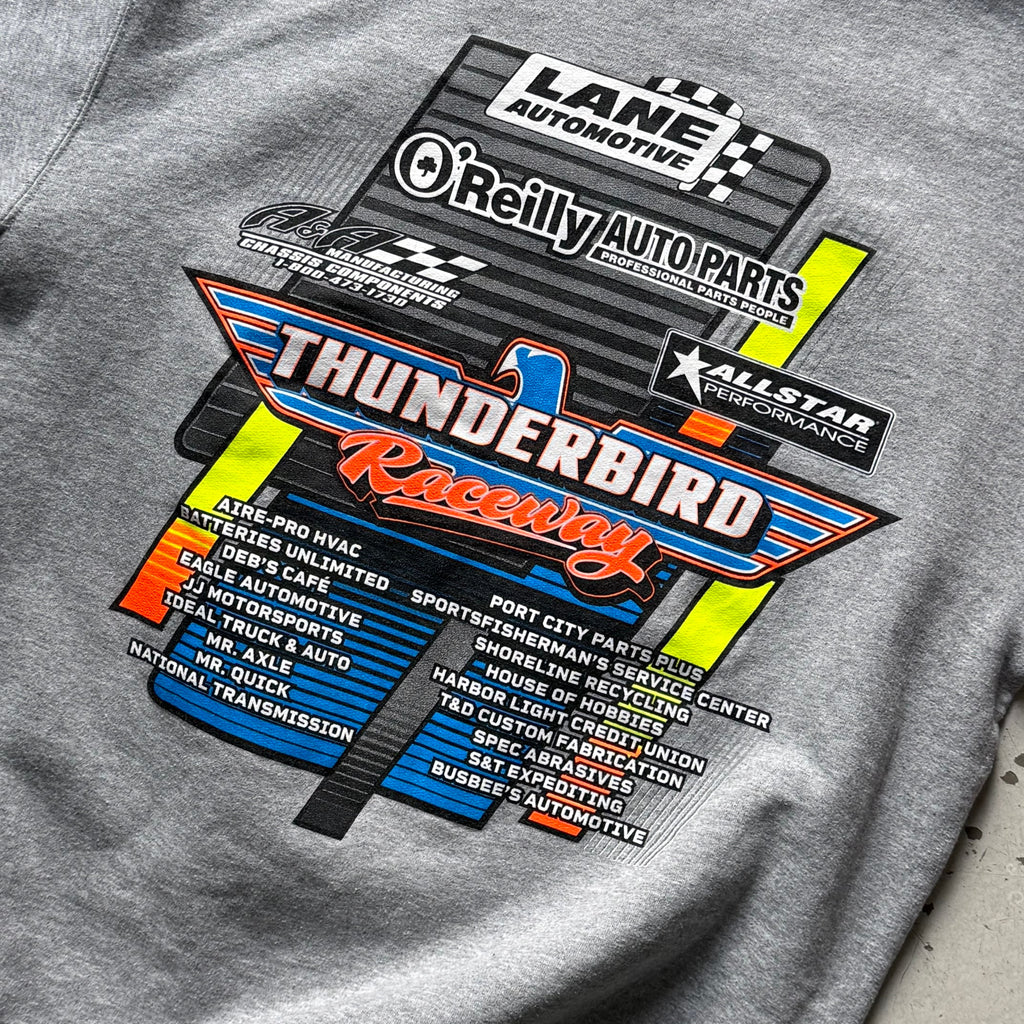 Nascar| sweatshirt | grå | Large - Re:Junk Vintage