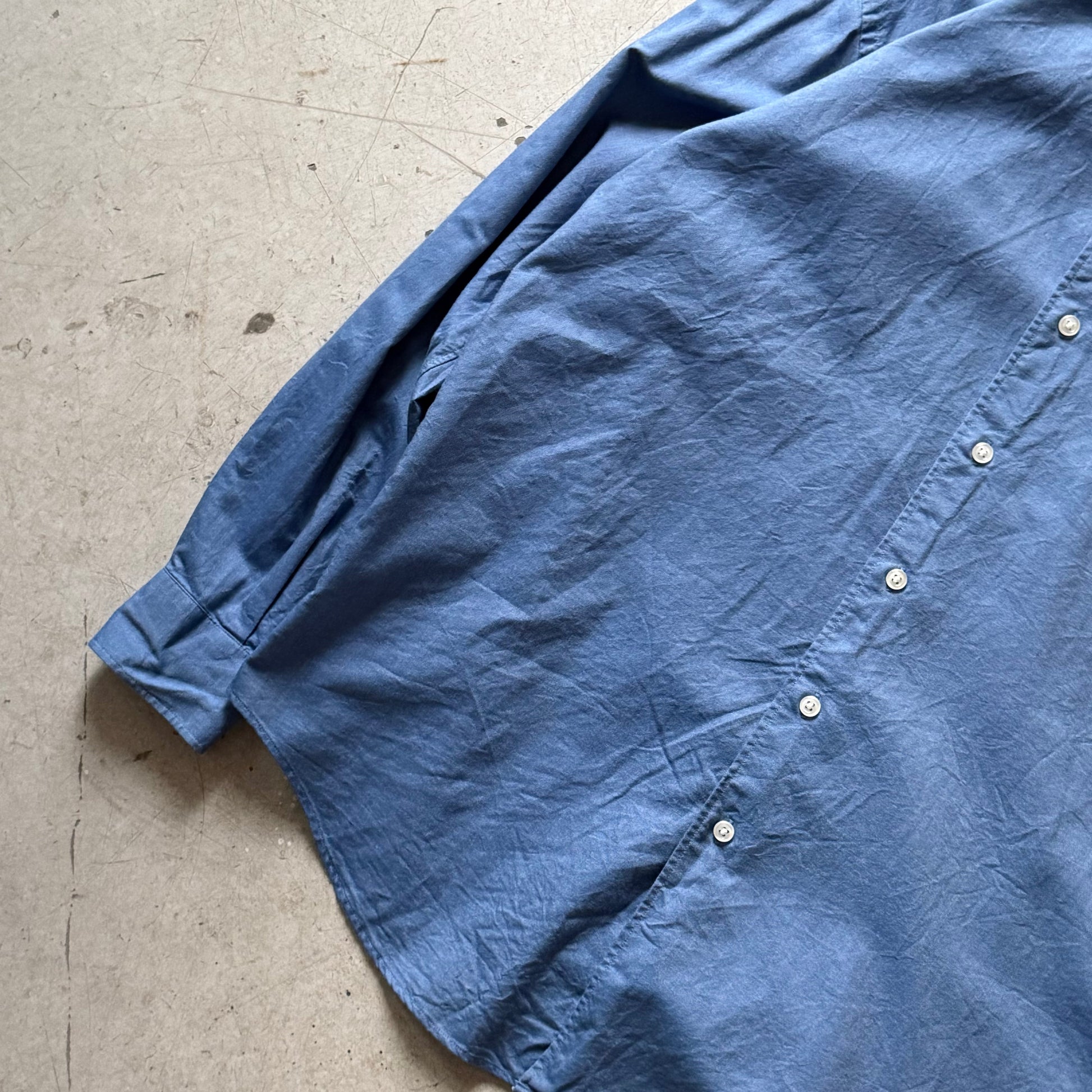 Nautica oxford skjorte – Str. L – Klassisk blå herreskjorte - Re:Junk Vintage