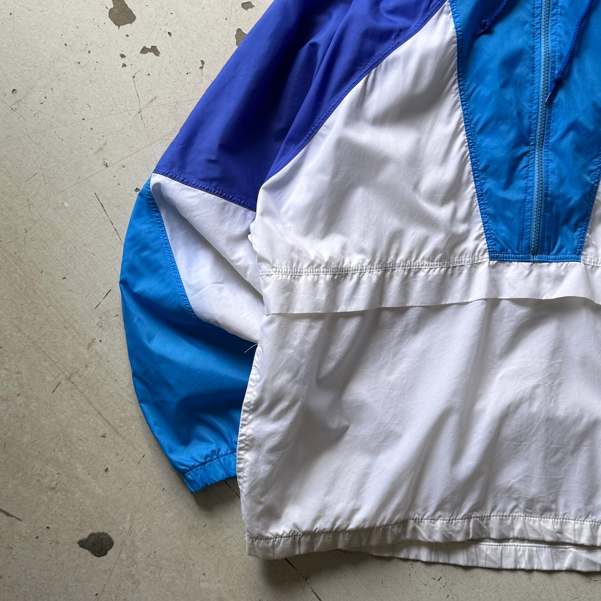 New Balance | anorak jakke | blå/hvid | L - Re:Junk Vintage