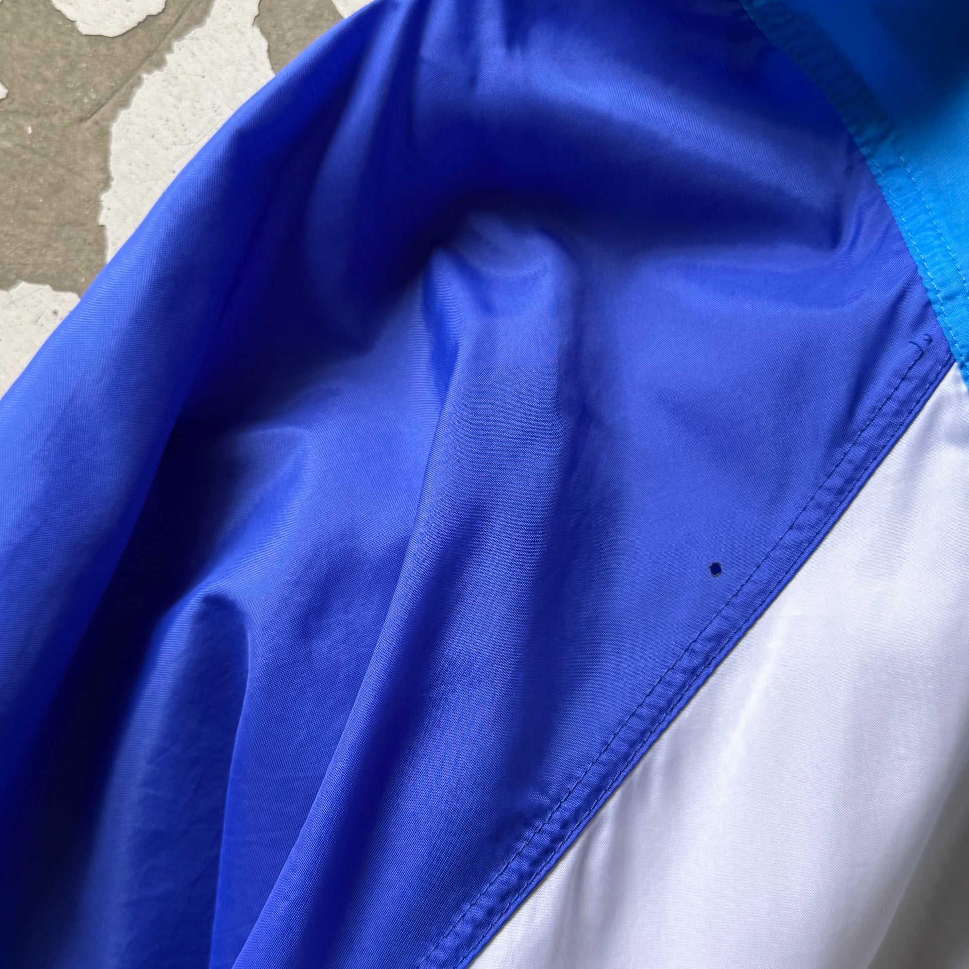 New Balance | anorak jakke | blå/hvid | L - Re:Junk Vintage