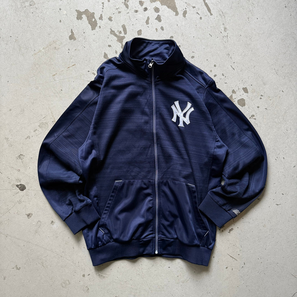 New York Yankees Track Jacket – Navy (L) - Re:Junk Vintage