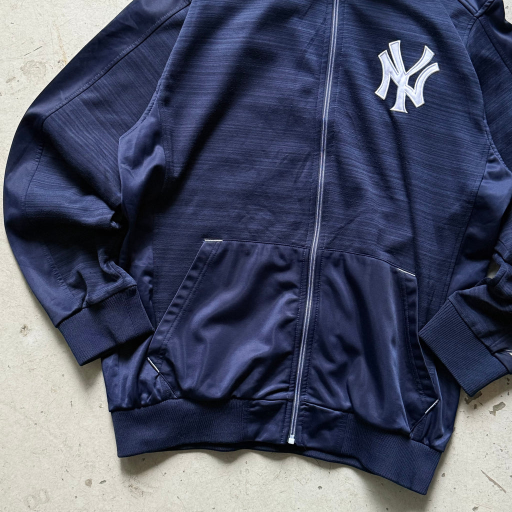 New York Yankees Track Jacket – Navy (L) - Re:Junk Vintage