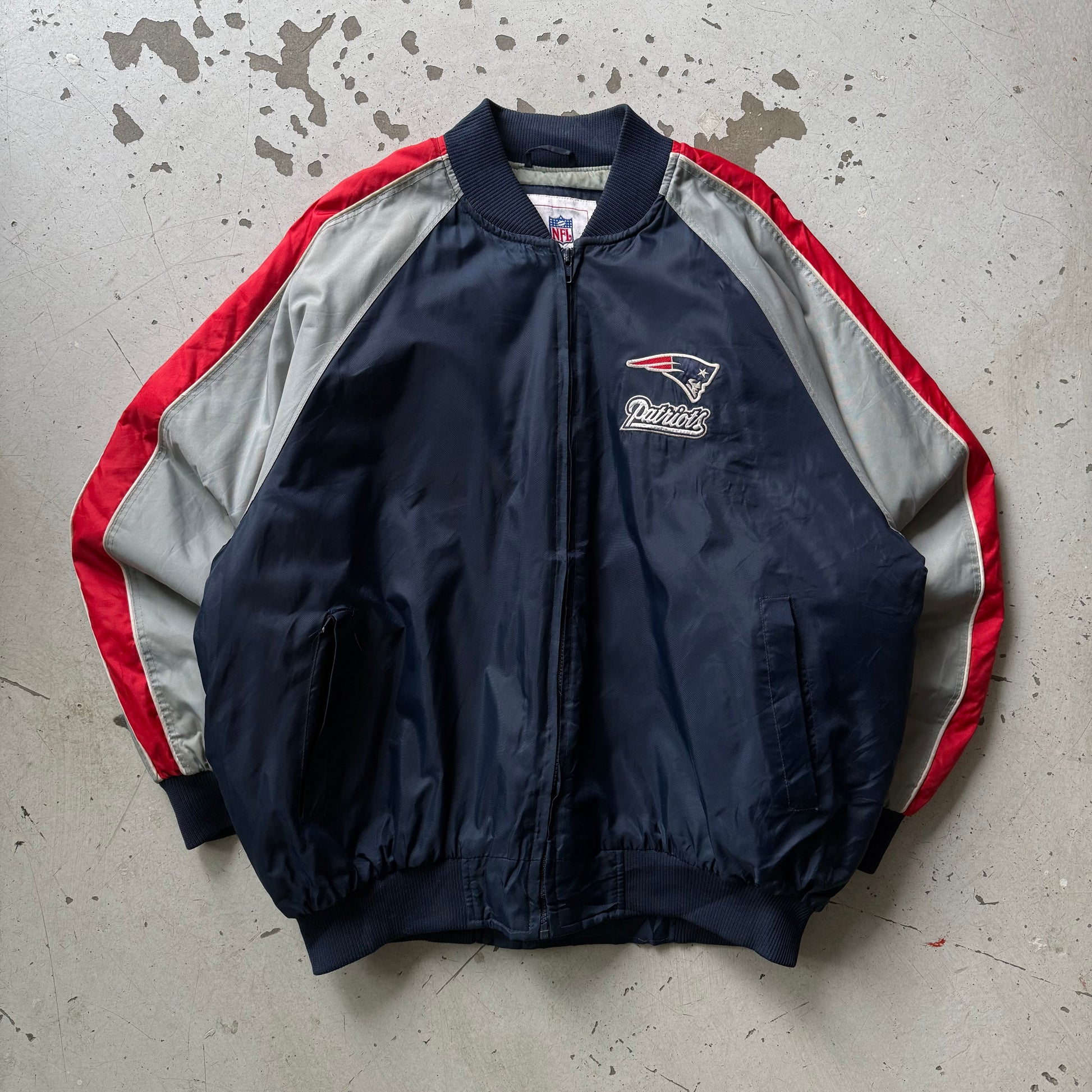 NFL | New England Patriots bomberjakke | navy | XL - Re:Junk Vintage