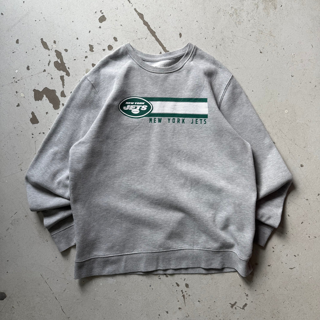 NFL New York Jets | crewneck | grå | XL - Re:Junk Vintage