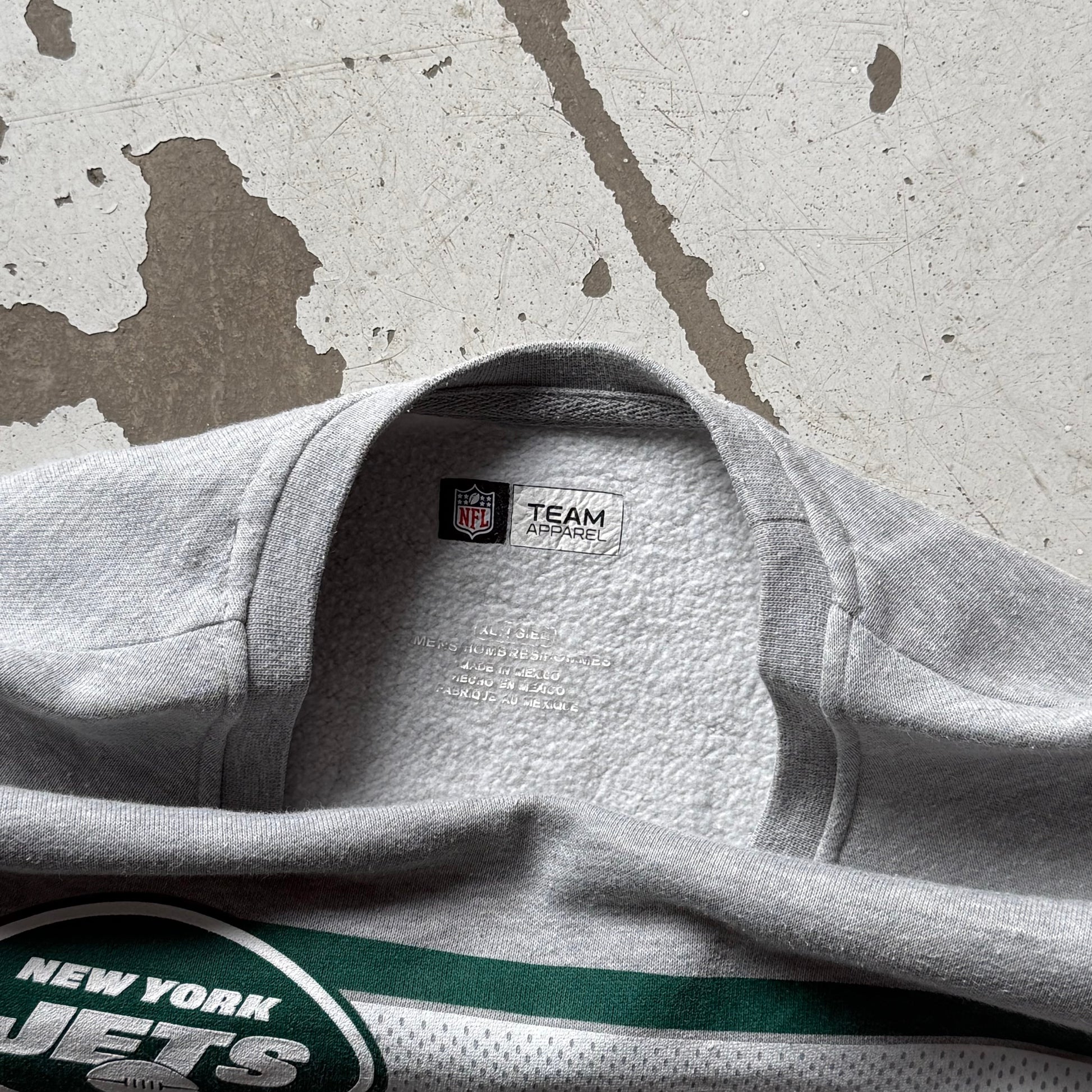 NFL New York Jets | crewneck | grå | XL - Re:Junk Vintage