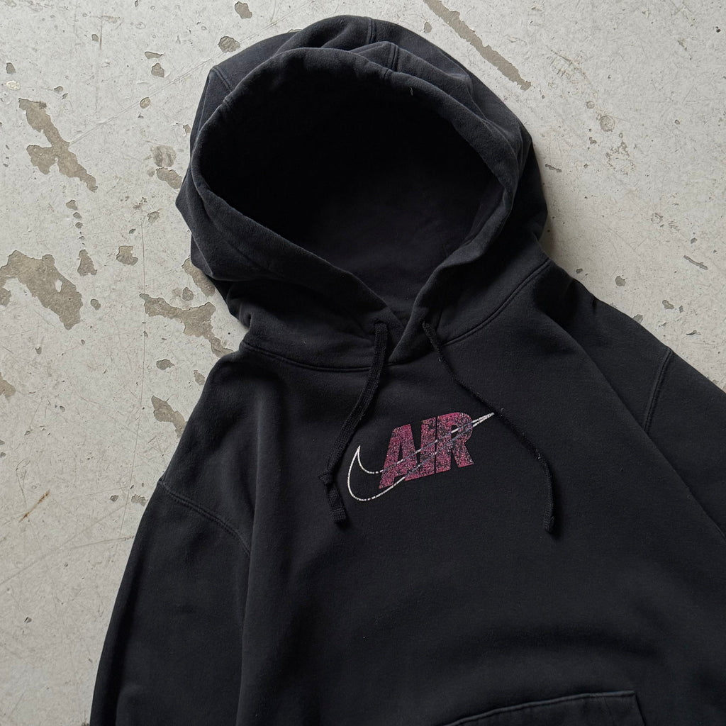 Nike Air Vintage Hoodie – Black (M) - Re:Junk Vintage