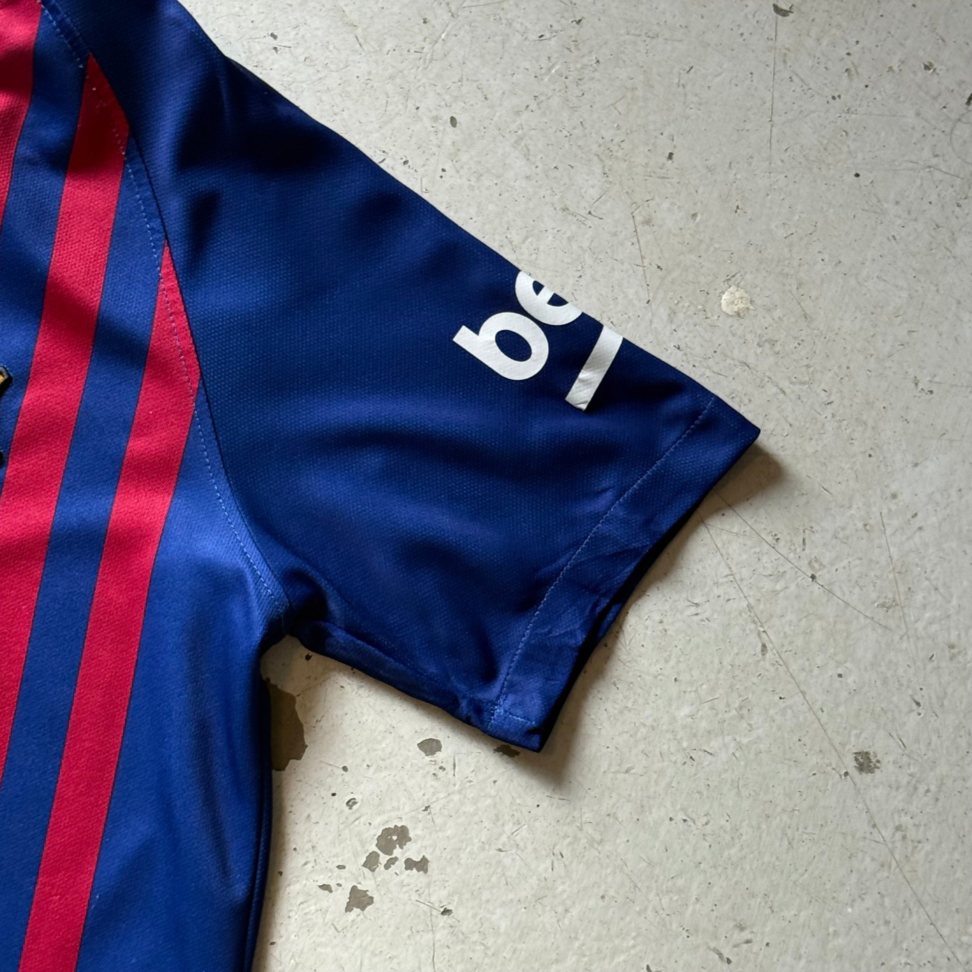 Nike FC Barcelona Messi 10 | Fodboldtrøje | Blå/Rød | Small - Re:Junk Vintage