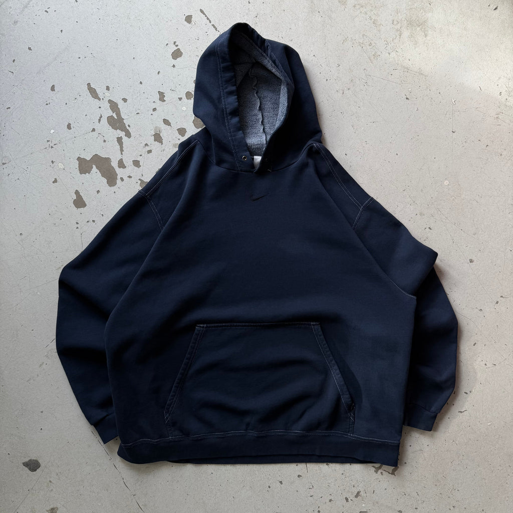 Nike | hoodie | navy blå | XL - Re:Junk Vintage