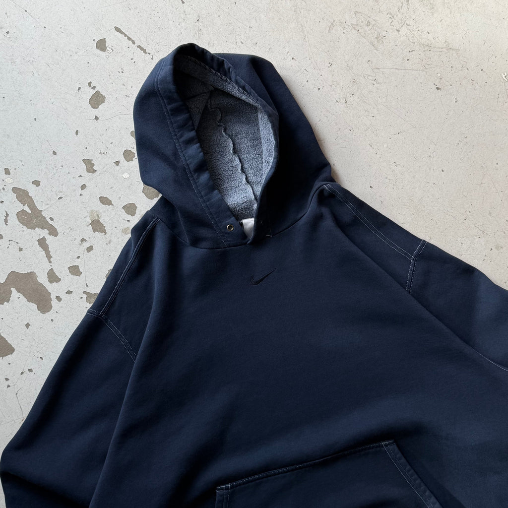 Nike | hoodie | navy blå | XL - Re:Junk Vintage