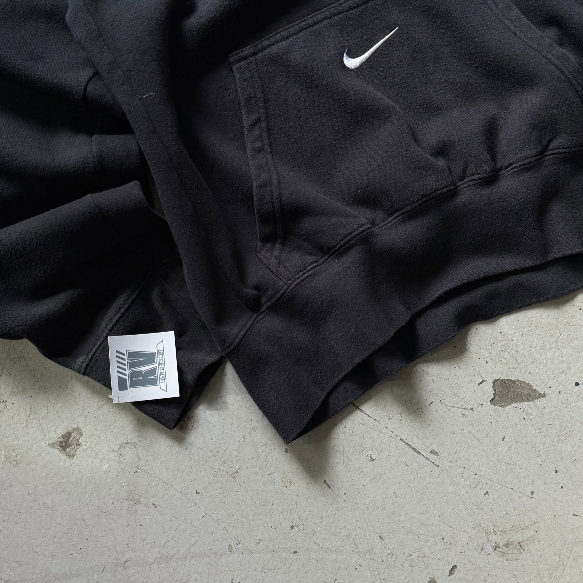Nike Mustang Baseball hoodie – Vintage sporty hættetrøje (S) - Re:Junk Vintage