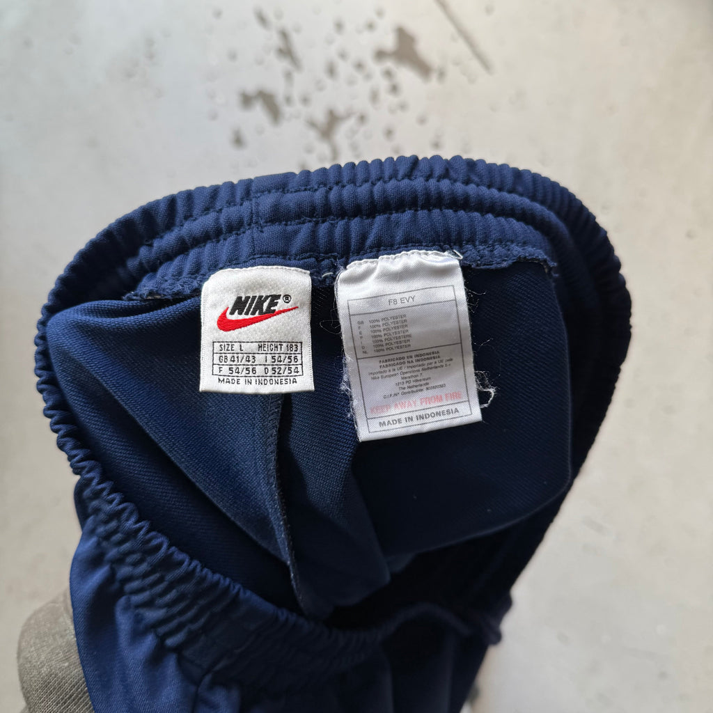 Nike | Trackpants | Blå/Guld | Large - Re:Junk Vintage