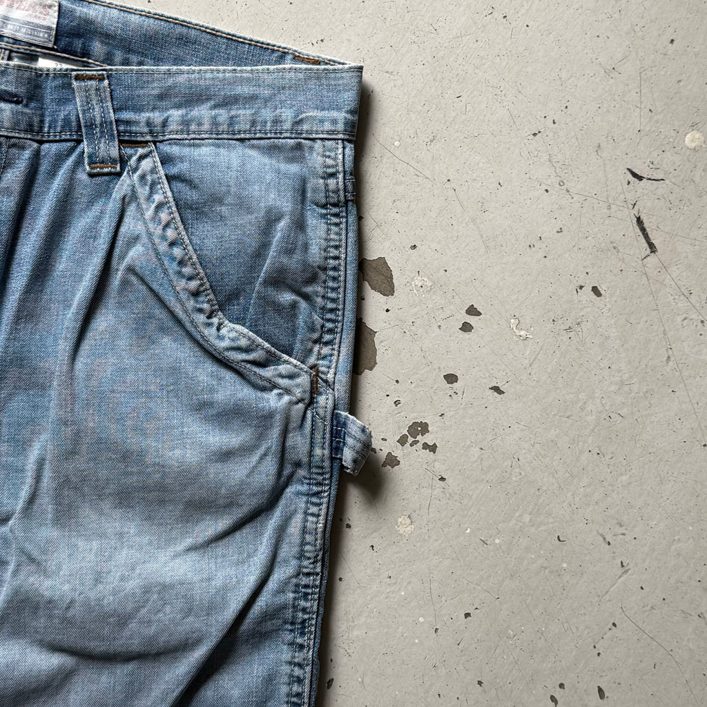 Old Navy carpenter jorts | lyseblå | W33 - Re:Junk Vintage
