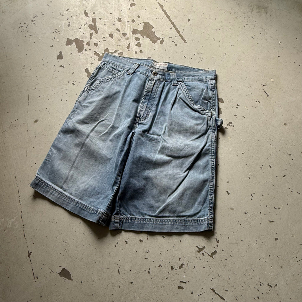 Old Navy carpenter jorts | lyseblå | W33 - Re:Junk Vintage