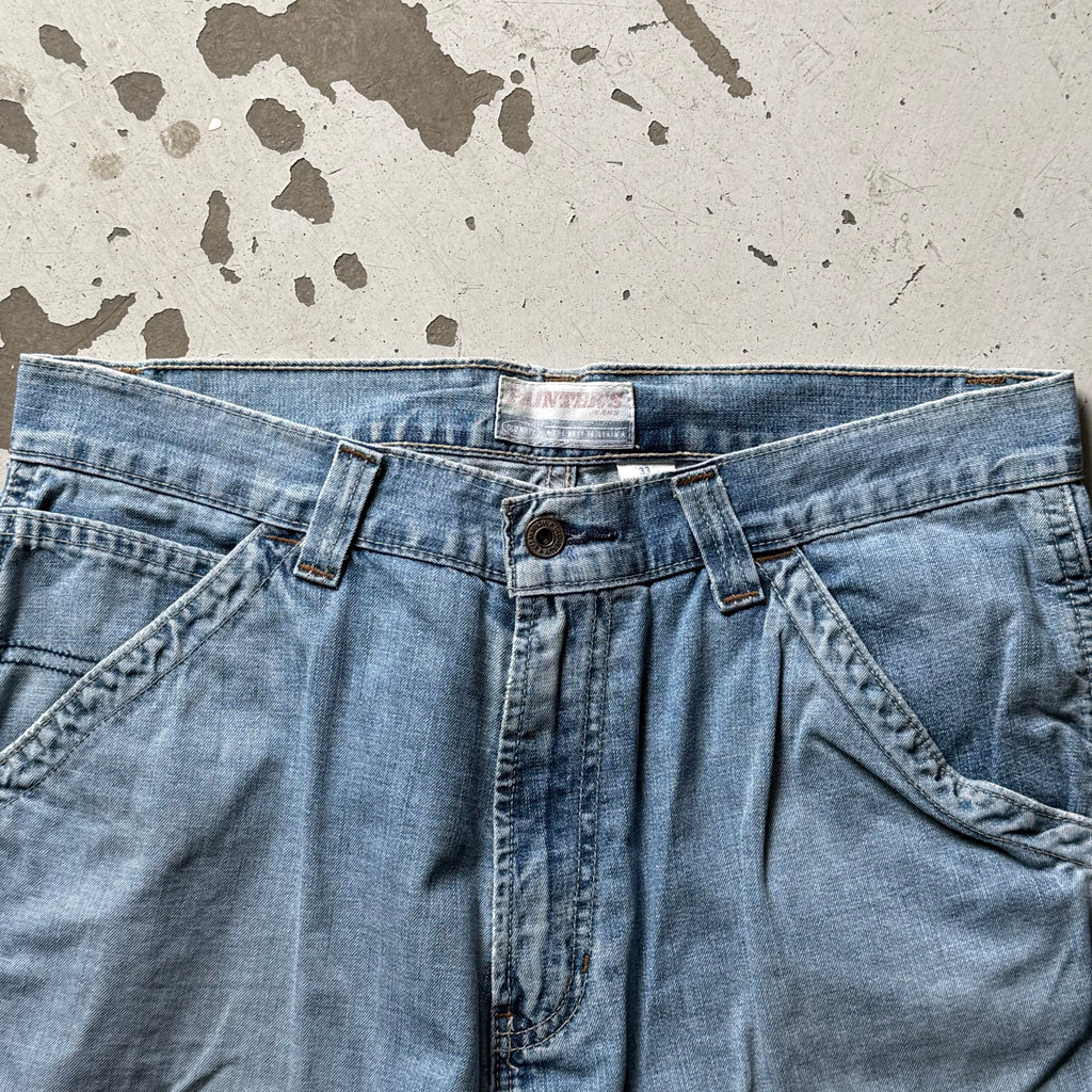 Old Navy carpenter jorts | lyseblå | W33 - Re:Junk Vintage