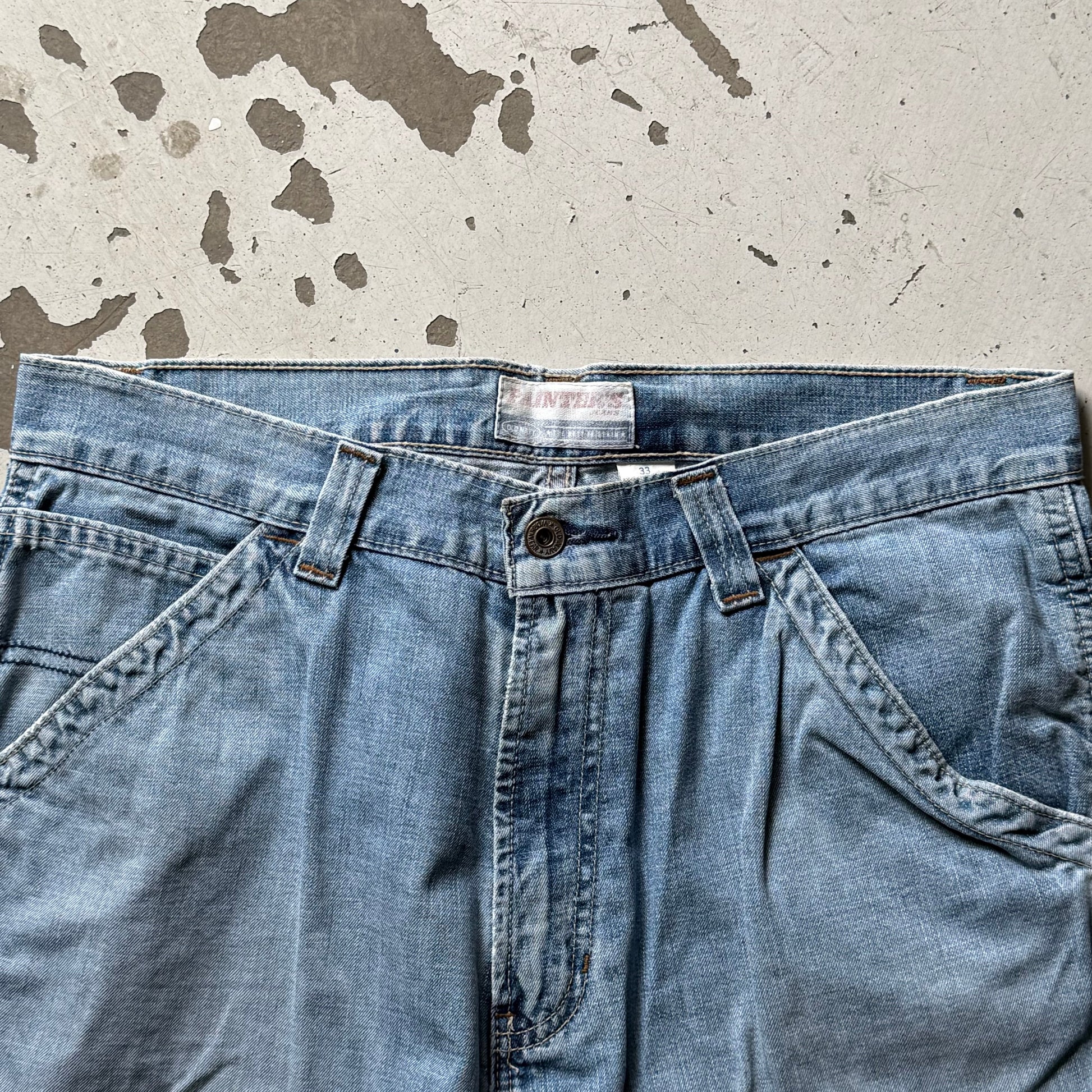 Old Navy carpenter jorts | lyseblå | W33 - Re:Junk Vintage
