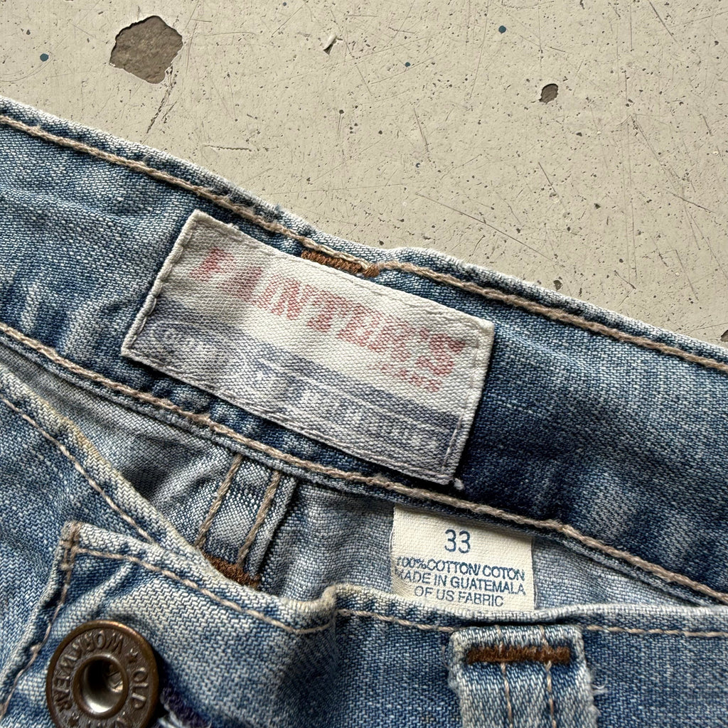 Old Navy carpenter jorts | lyseblå | W33 - Re:Junk Vintage
