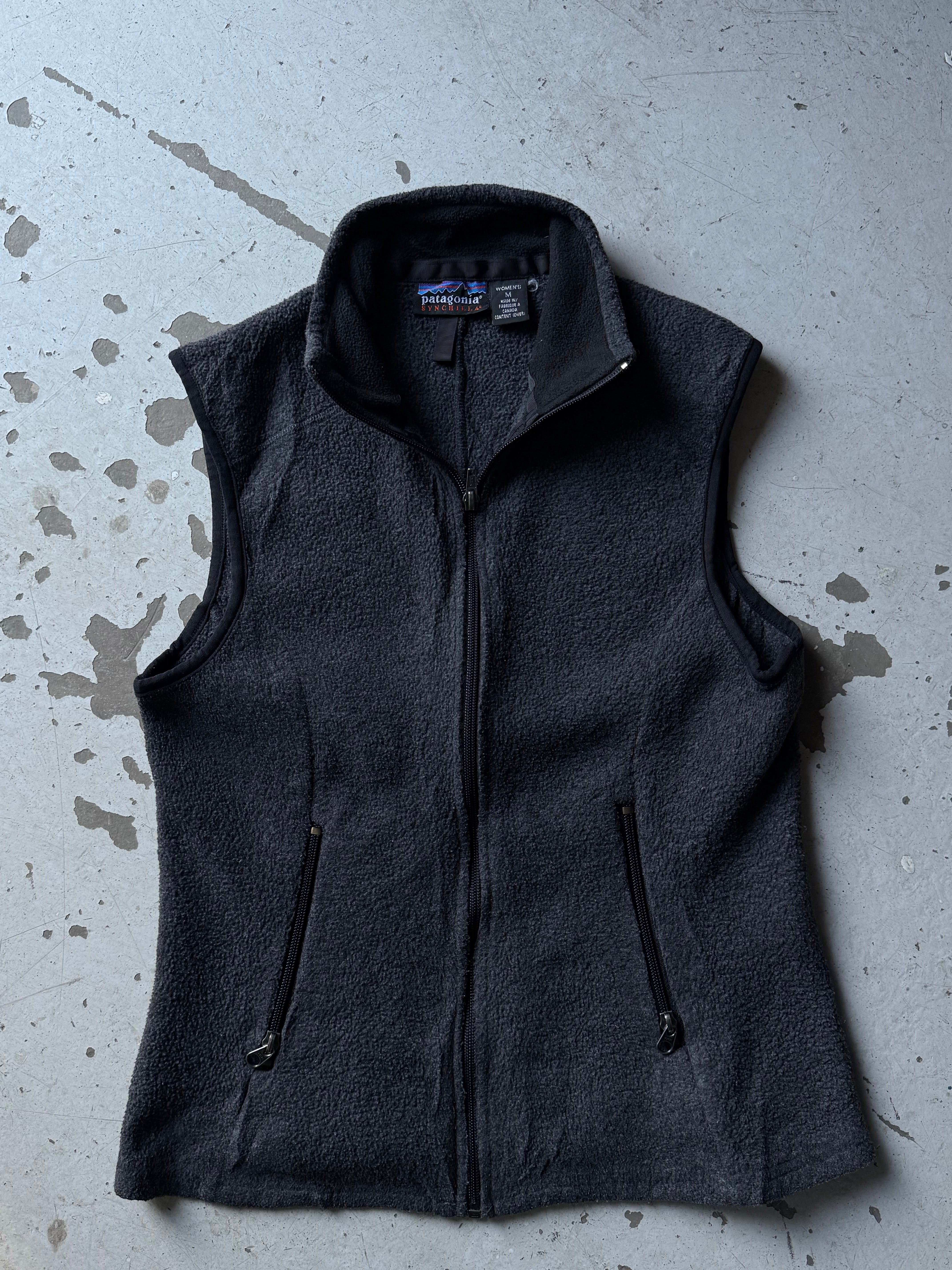 Vintage Patagonia Synchilla Fleece Vest Grå Medium – Re:Junk Vintage
