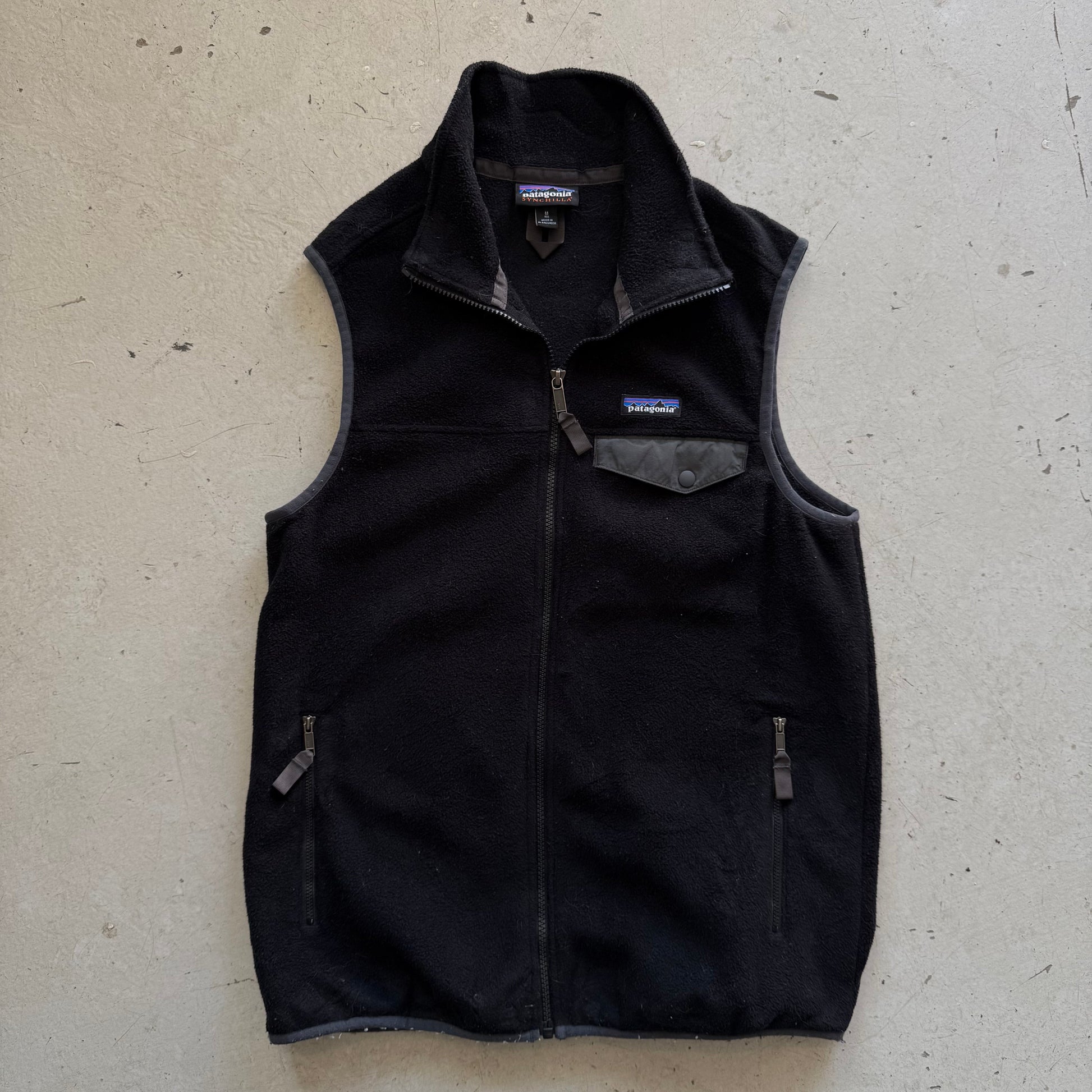 Patagonia | Fleece vest (Synchilla) | Sort | Medium - Re:Junk Vintage