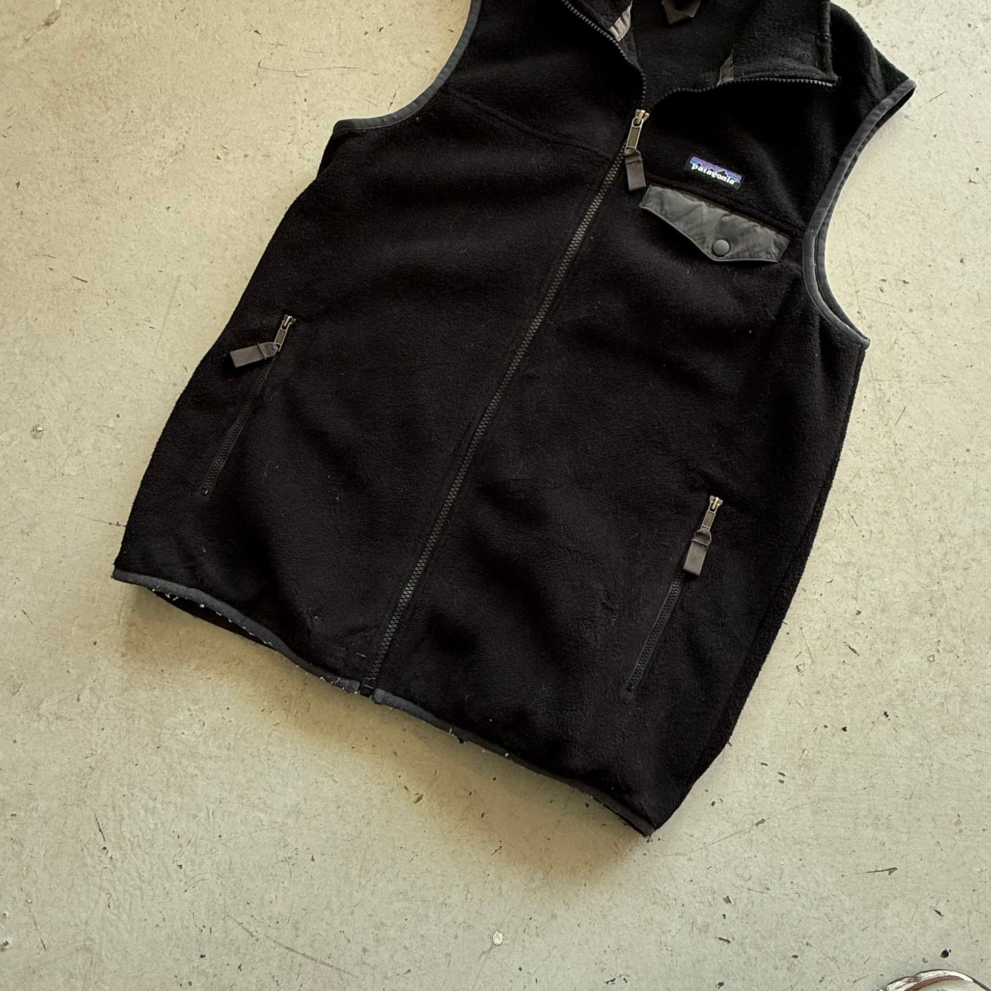 Patagonia | Fleece vest (Synchilla) | Sort | Medium - Re:Junk Vintage