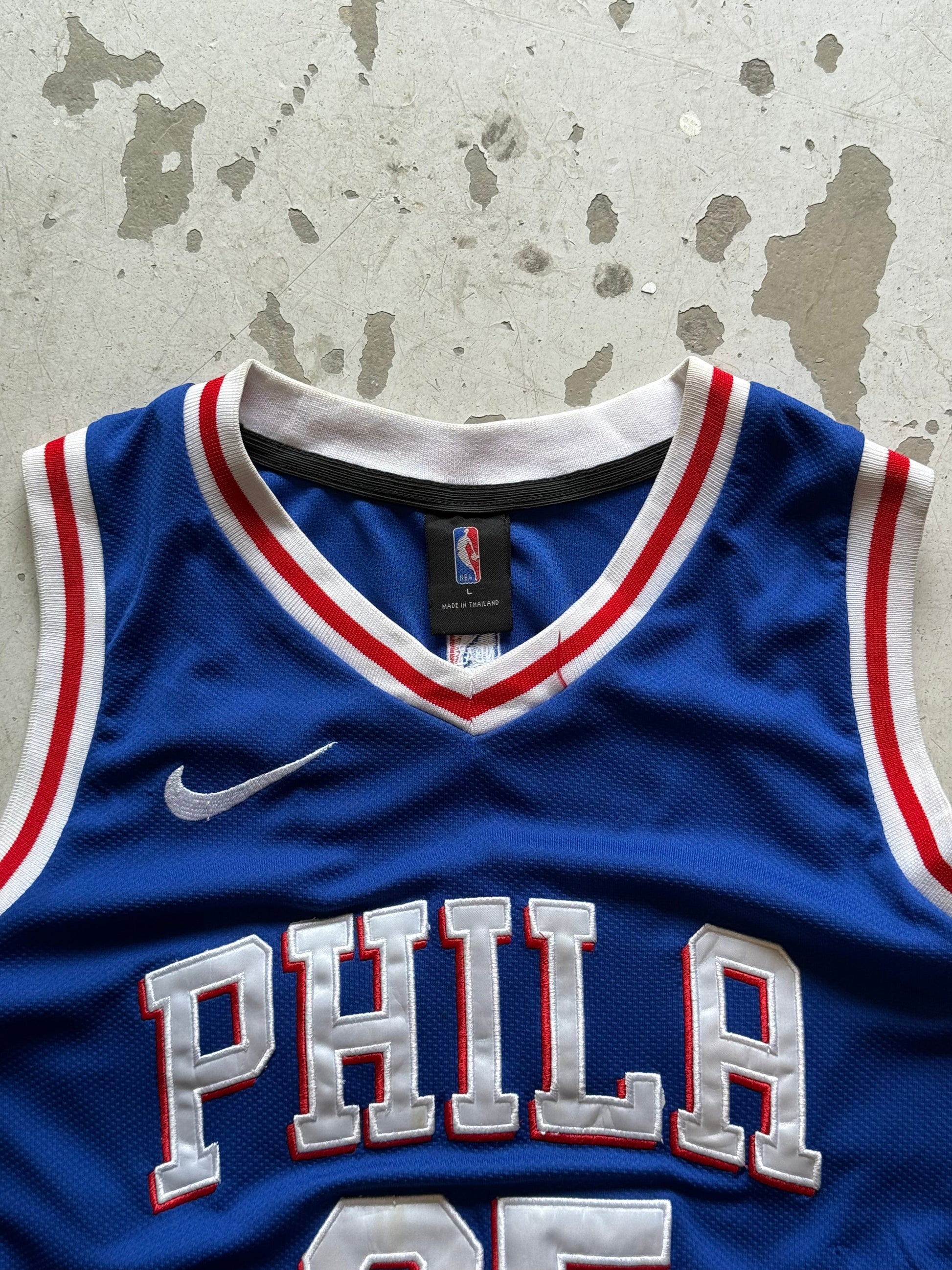 Philadelphia 76ers vintage NBA basketballtrøje – Large - Re:Junk Vintage