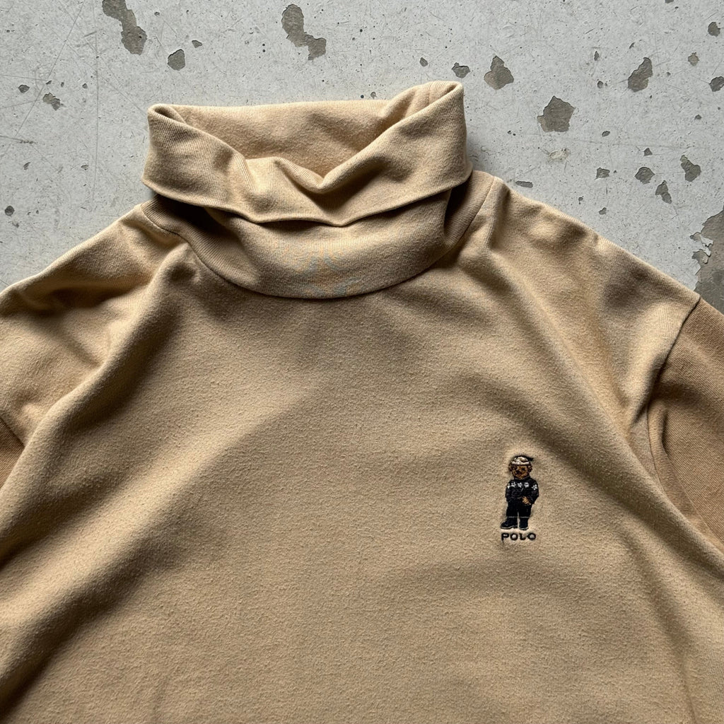 Polo Ralph Lauren Beige Turtleneck (XL) - Re:Junk Vintage