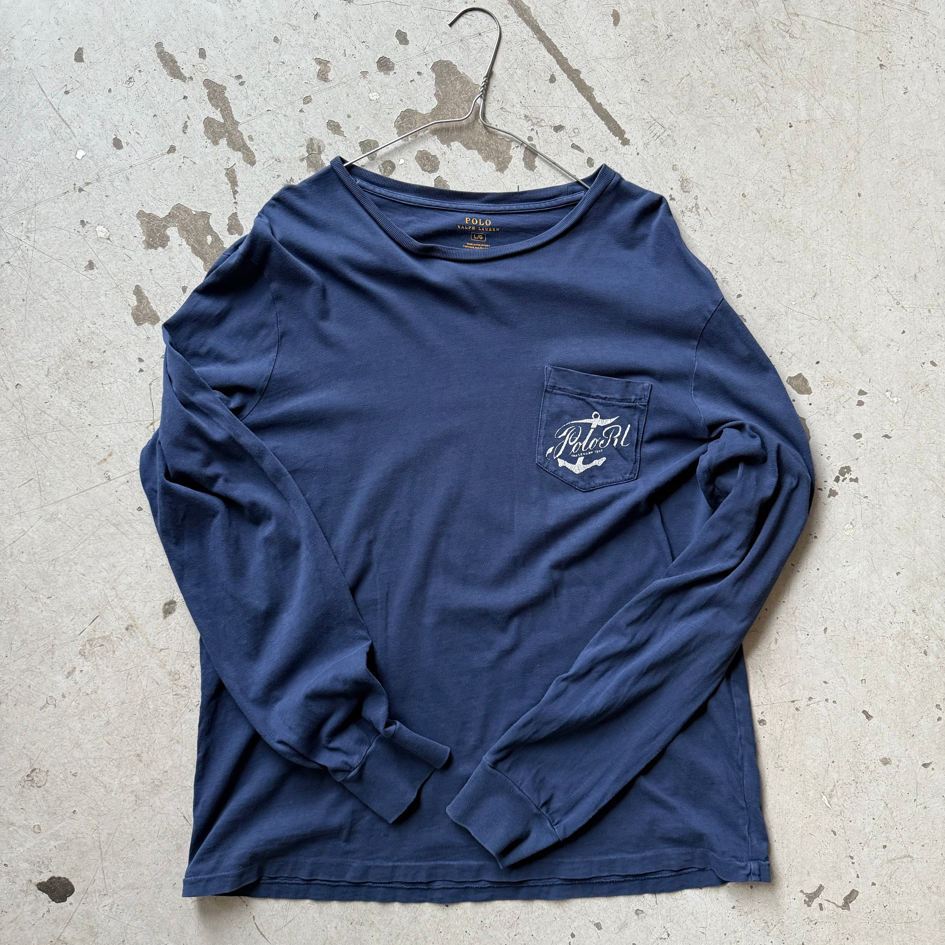 Polo Ralph Lauren long sleeve – Herre L – Navy RL67