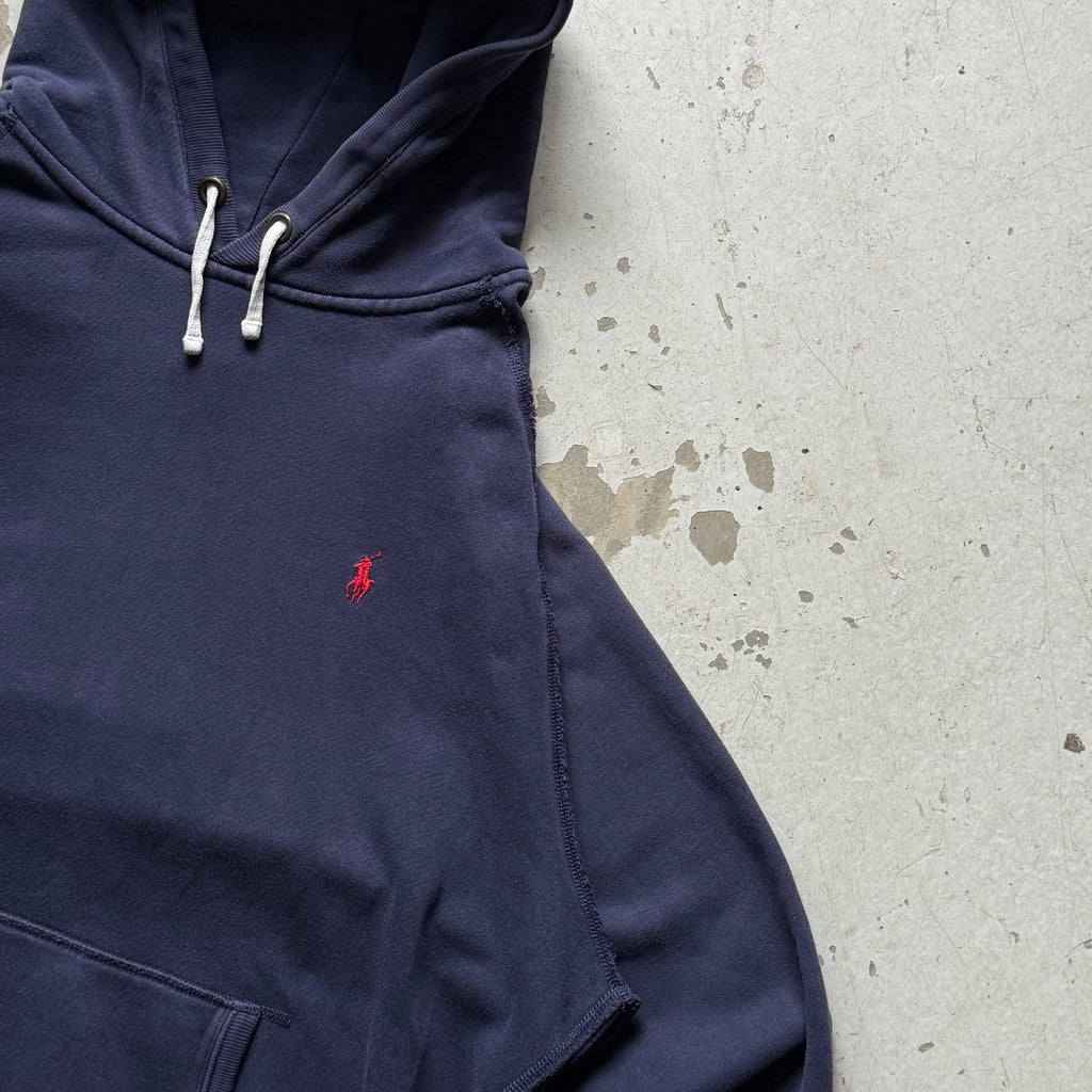 Polo Ralph Lauren Navy Hoodie – Vintage Fit XL - Re:Junk Vintage