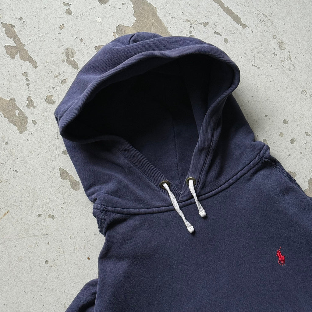 Polo Ralph Lauren Navy Hoodie – Vintage Fit XL - Re:Junk Vintage