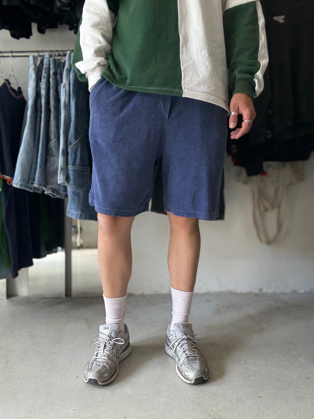 Polo Ralph Lauren | terry shorts | navy | XL - Re:Junk Vintage