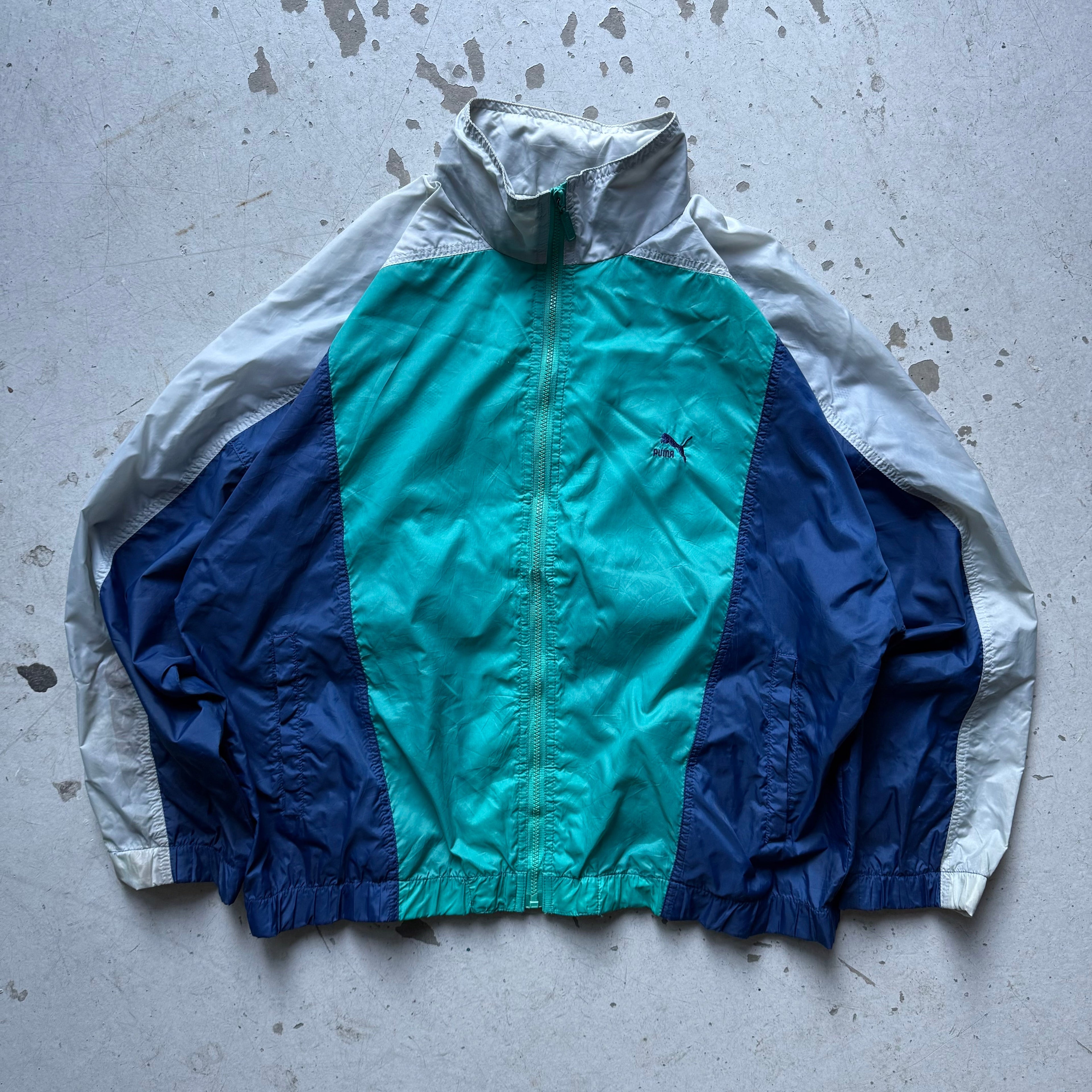 Puma Vintage Track Jacket turkis Navy – Str. L