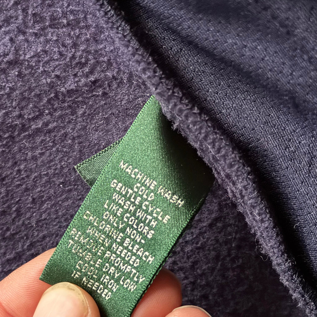 Ralph Lauren fleecejakke vintage navy Lauren Active - Small - Re:Junk Vintage