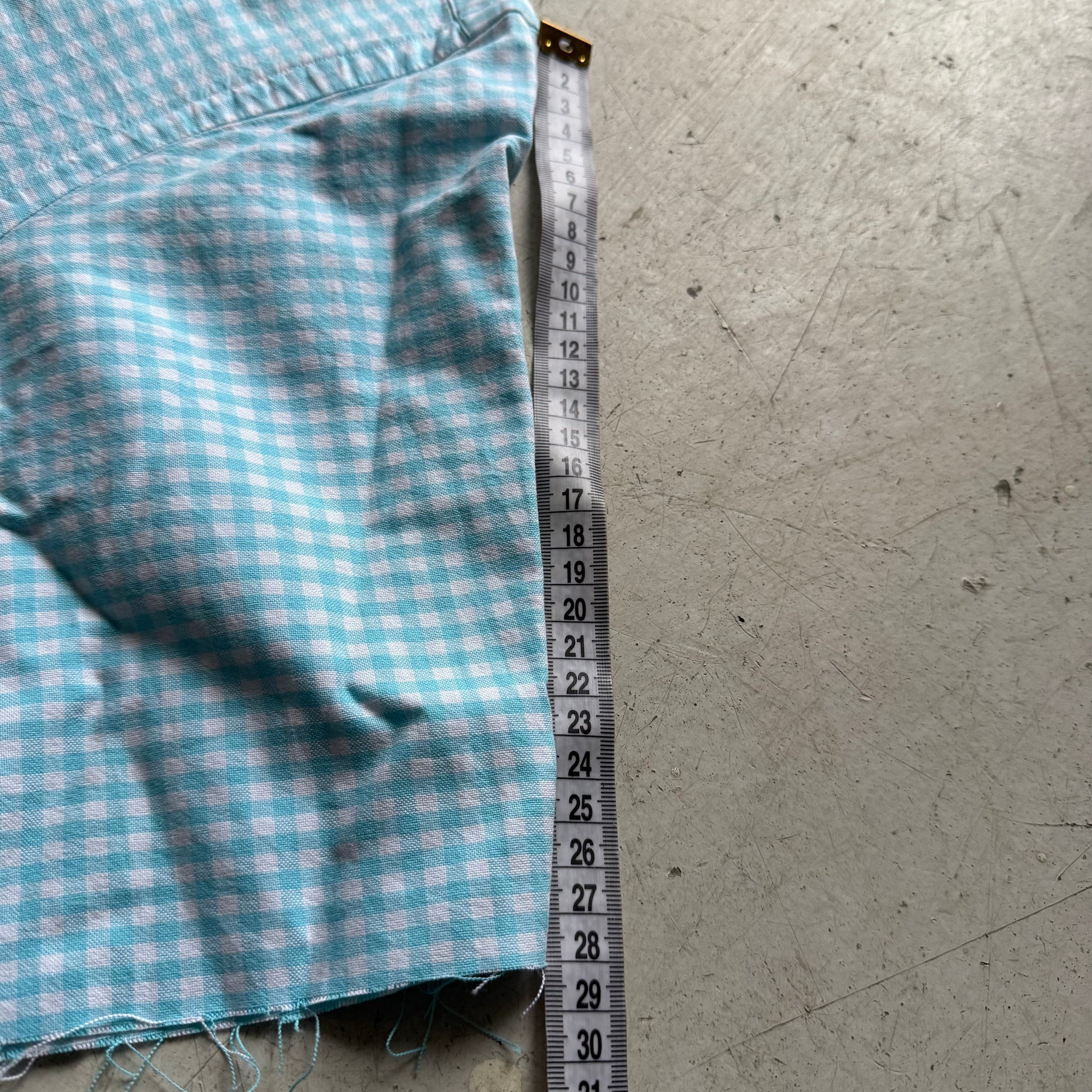 Ralph Lauren kortærmet skjorte – Upcycled crop fit – S/M - Re:Junk Vintage