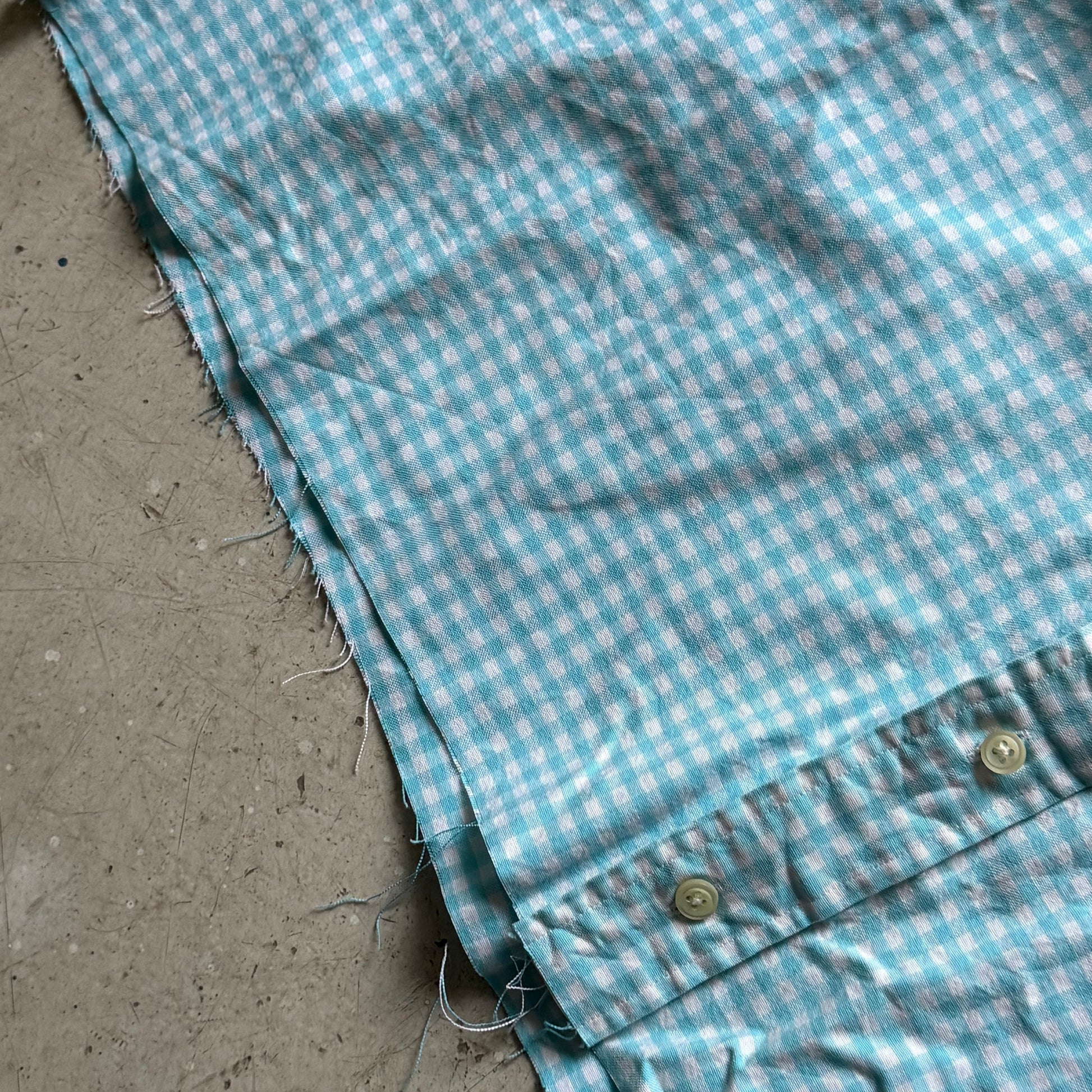 Ralph Lauren kortærmet skjorte – Upcycled crop fit – S/M - Re:Junk Vintage