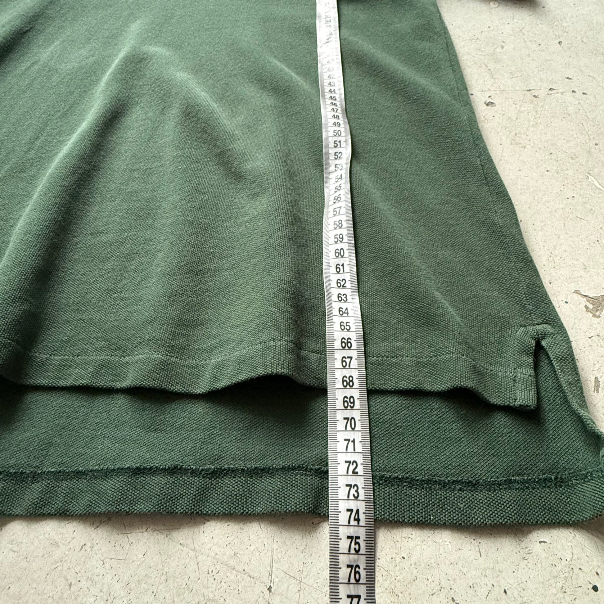 Ralph Lauren Polo – Grøn – Str. S (voksen) – Broderet Logo - Re:Junk Vintage