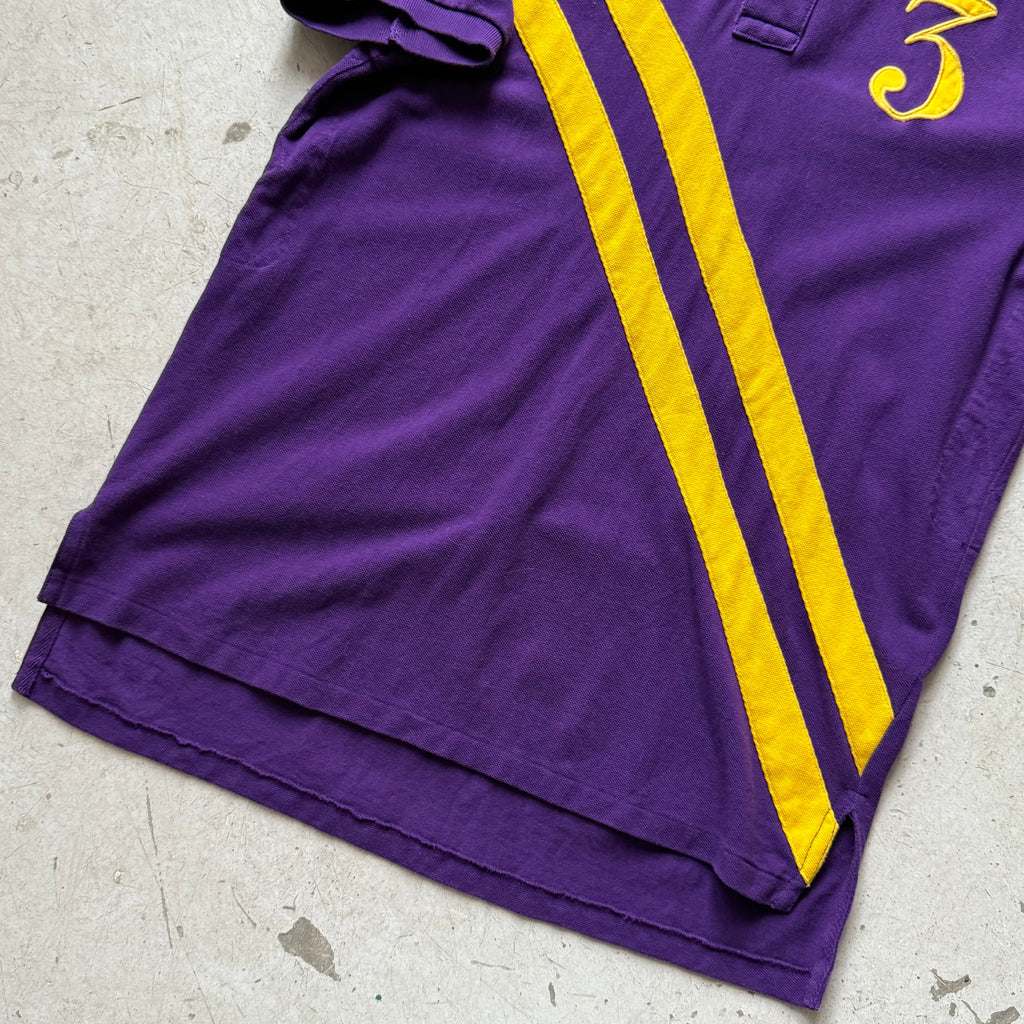 Ralph Lauren Rugby Polo – Lilla/Gul – Str. M – Custom Fit - Re:Junk Vintage