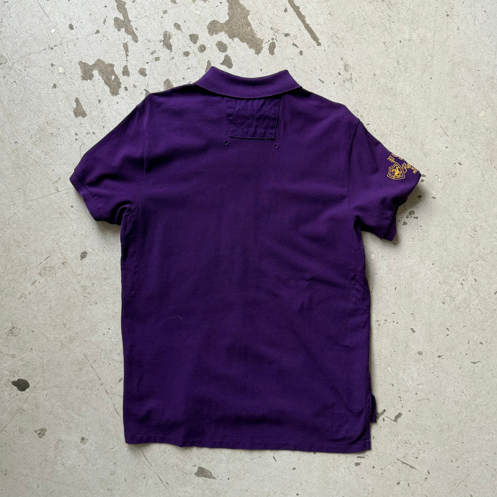 Ralph Lauren Rugby Polo – Lilla/Gul – Str. M – Custom Fit - Re:Junk Vintage