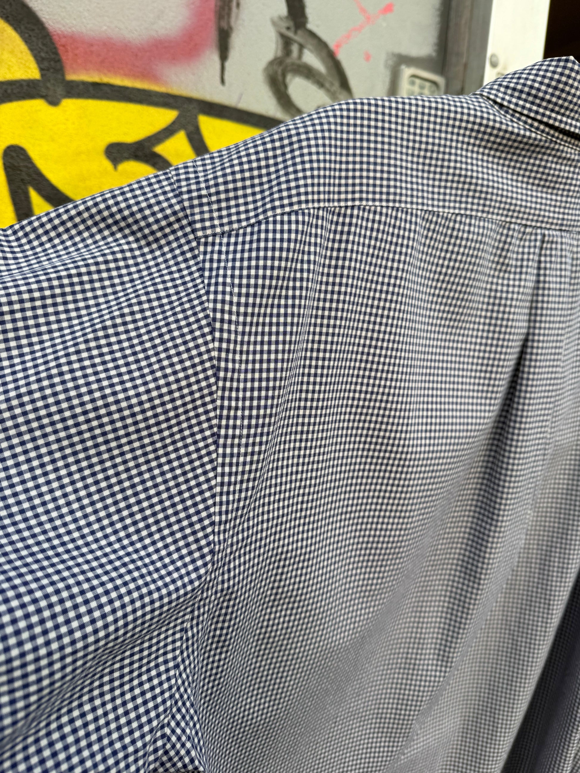 Ralph Lauren | Skjorte | Mørkeblå tern | Large - Re:Junk Vintage